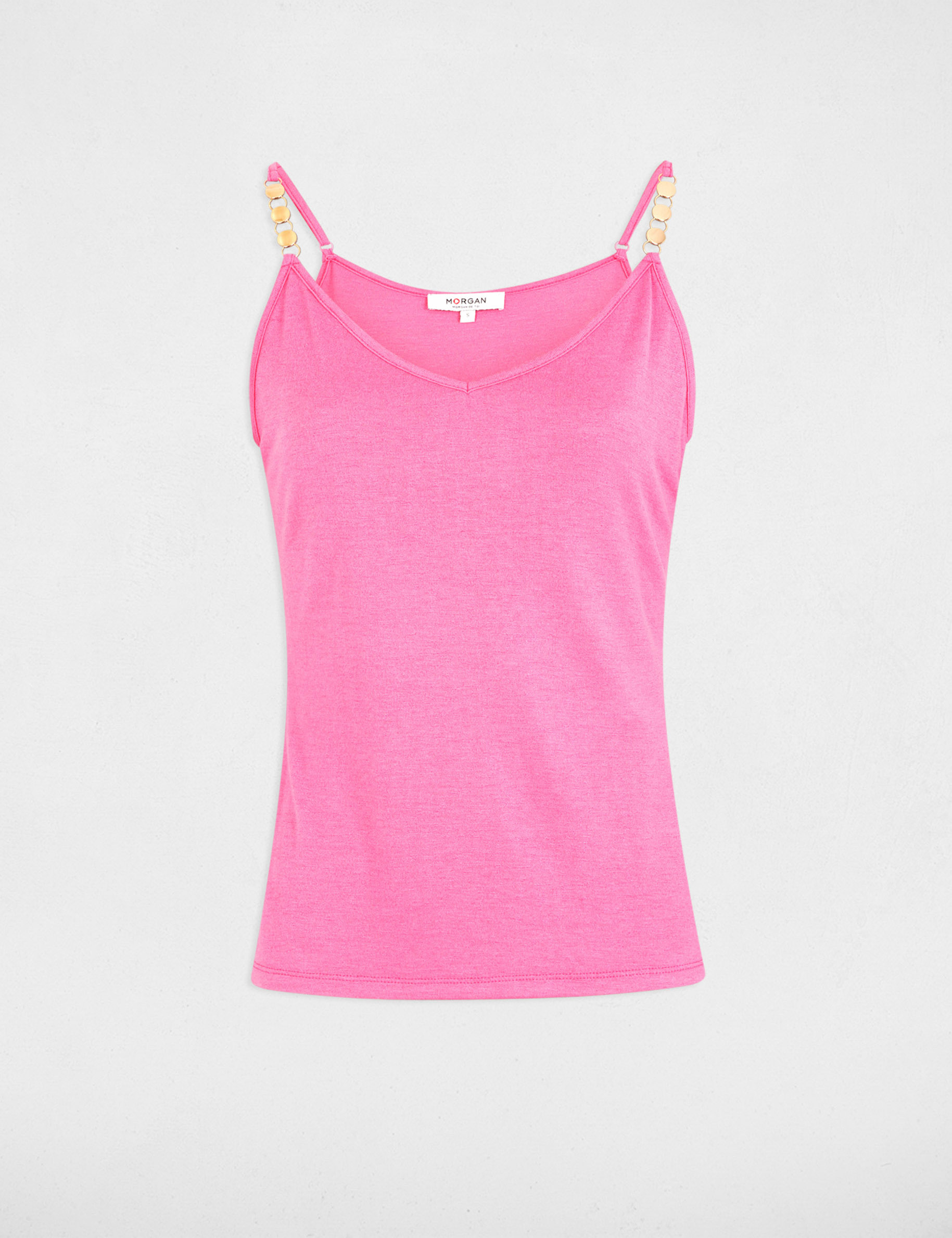 top tirantes finos rosa mujer Top tirantes finos rosa mujer