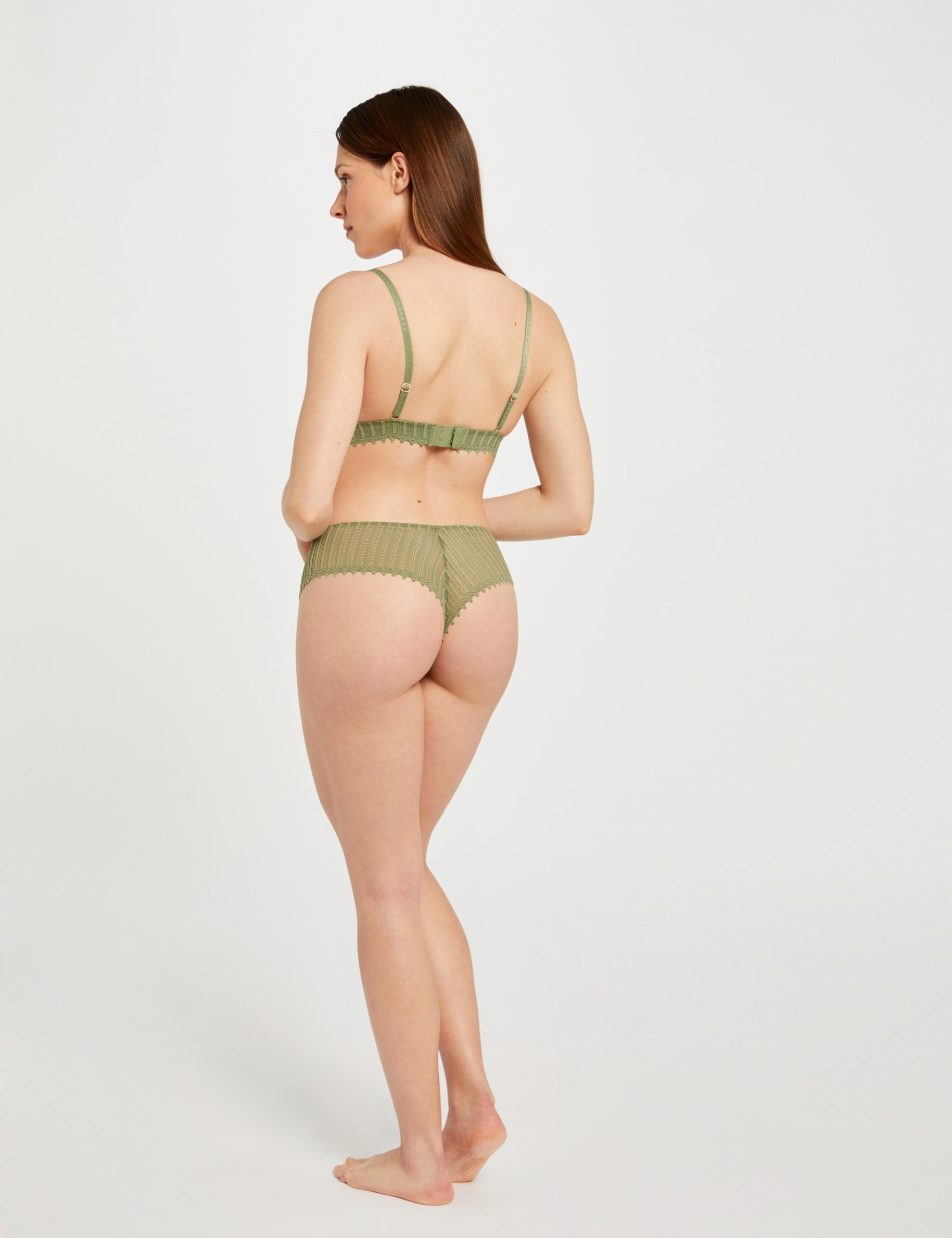 sujetador suave verde caqui mujer Sujetador suave verde caqui mujer