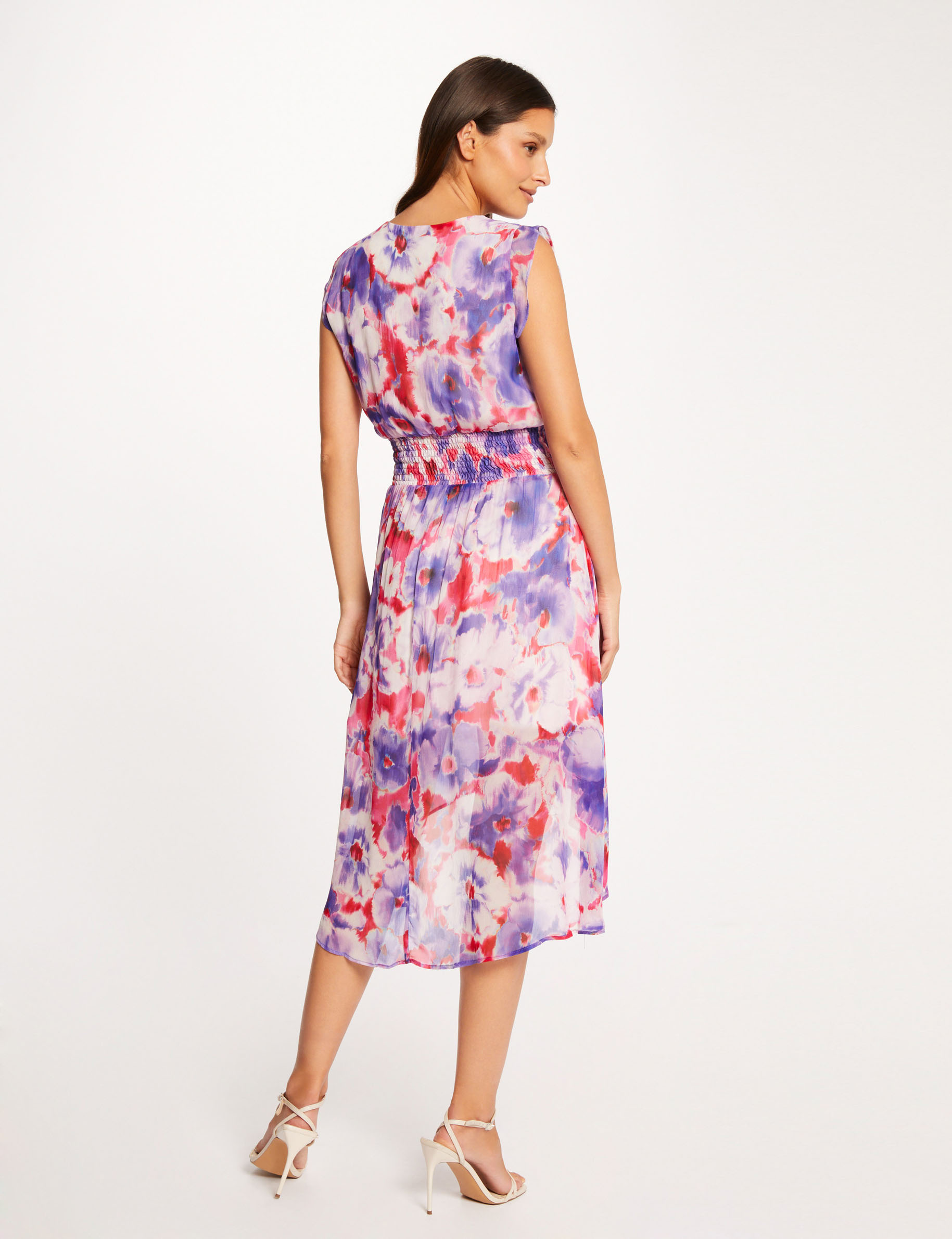 vestido recto sin mangas estampado multico mujer Vestido recto sin mangas estampado multico mujer