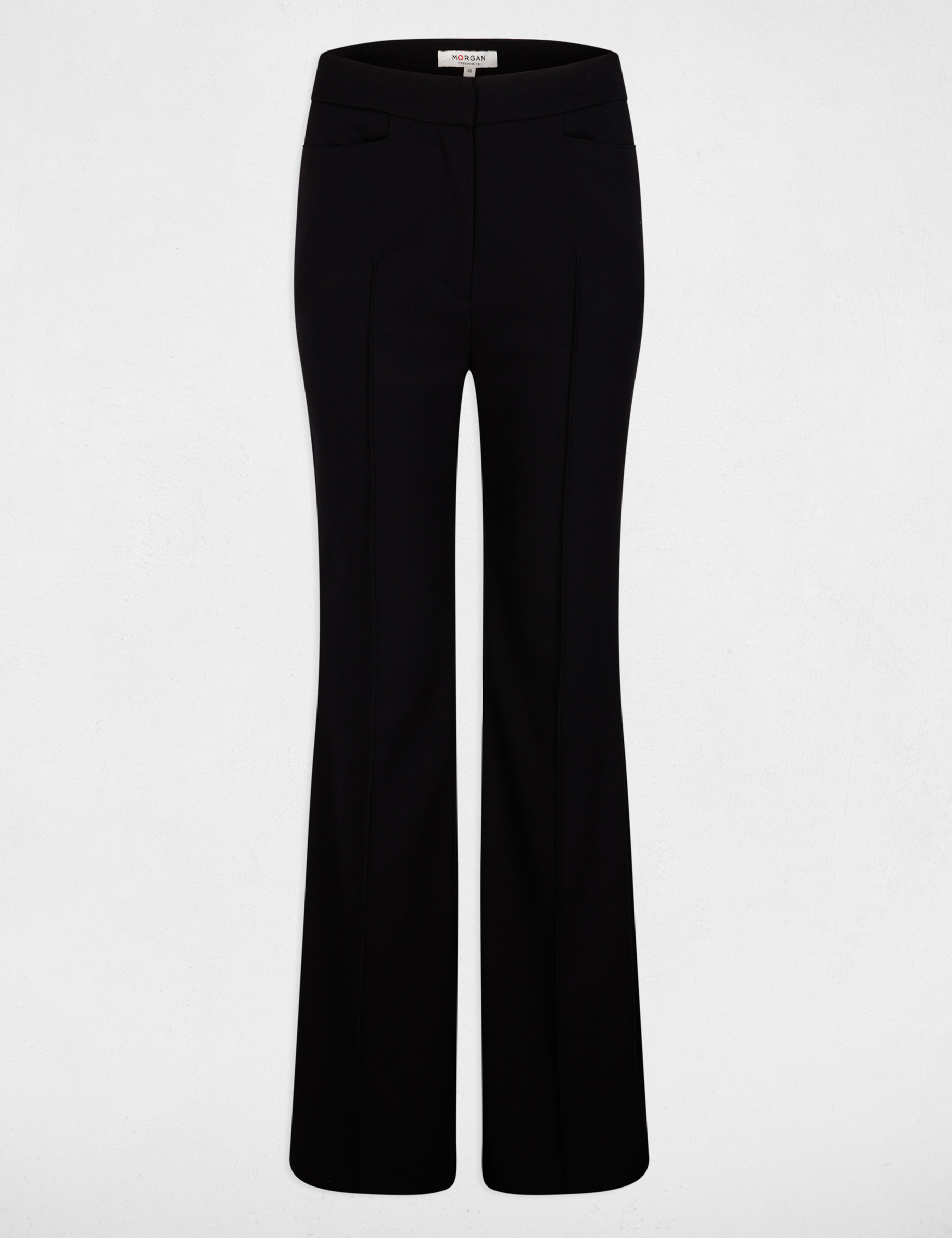 Pantal&oacute;n boot-cut azul marino mujer
