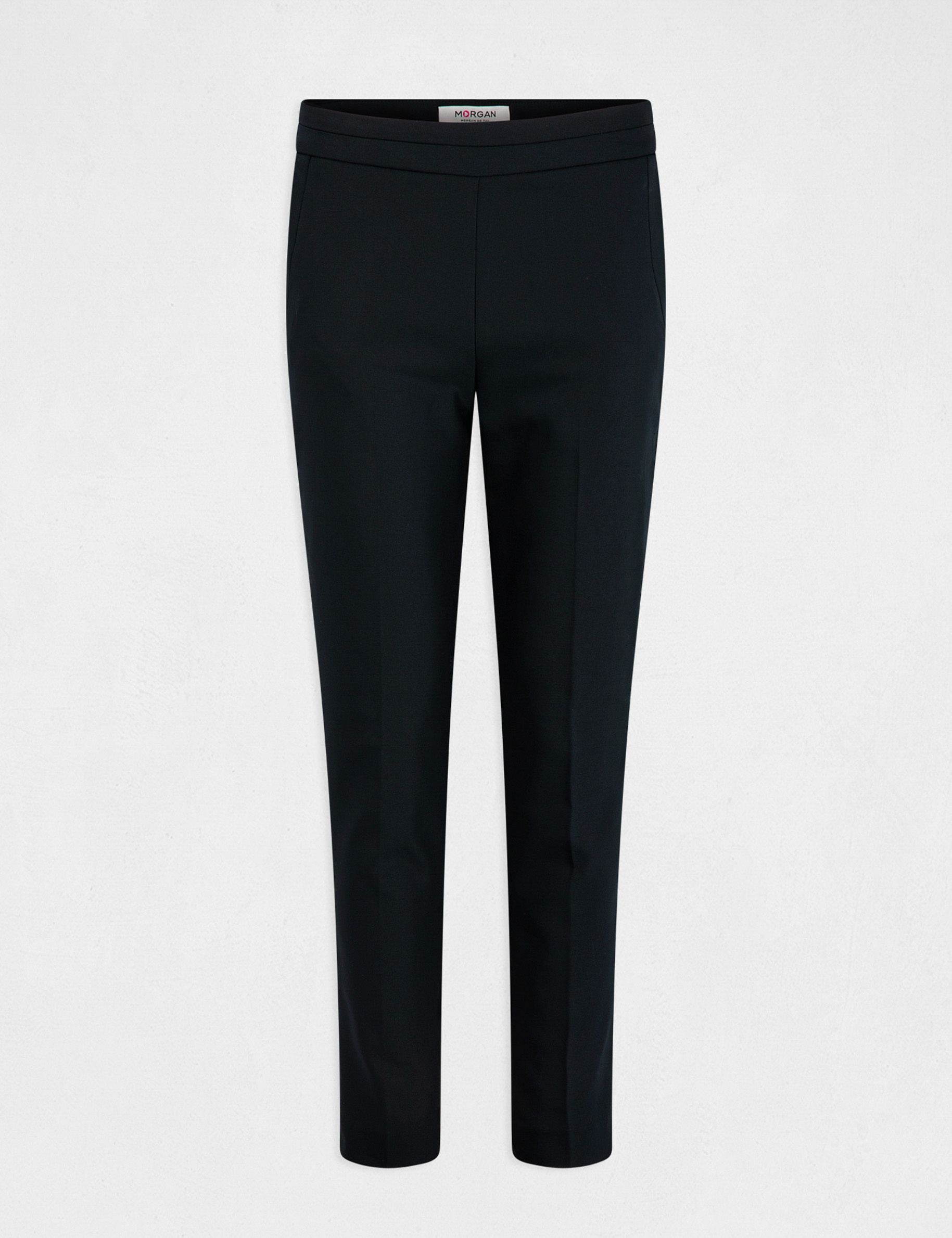 pantalon cigarette estilo corto azul marino mujer Pantalón cigarette estilo corto azul marino mujer