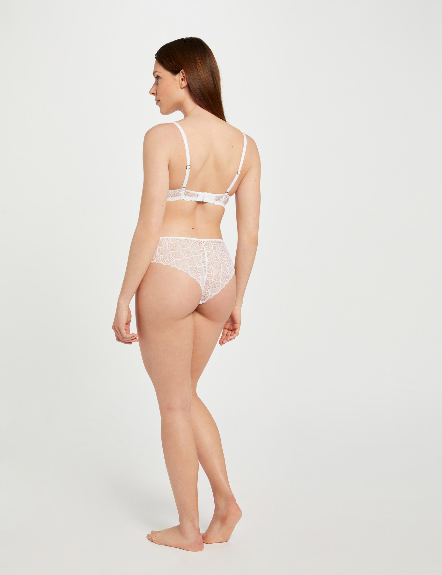 shorty de encaje blanco mujer Shorty de encaje blanco mujer