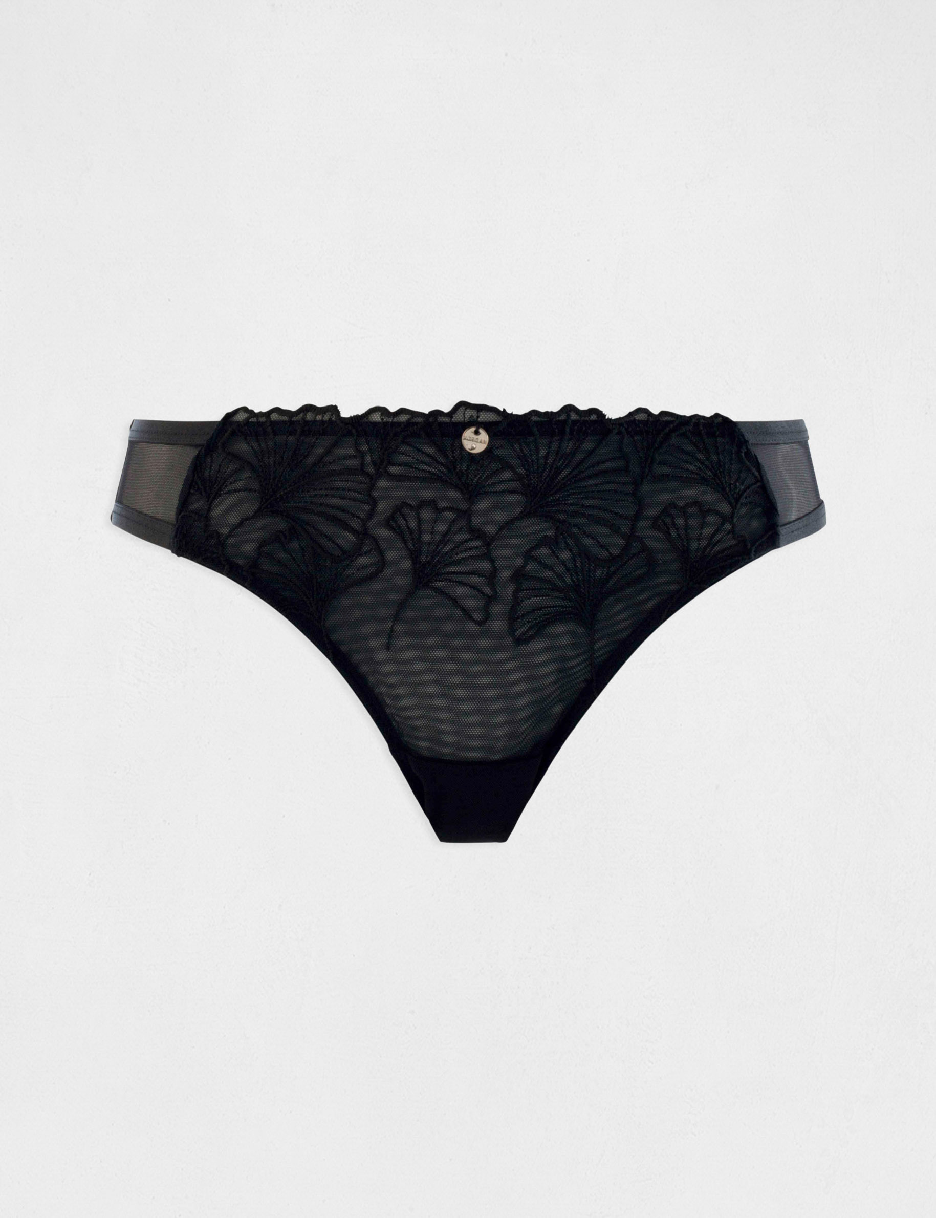 slip de encaje negro mujer Slip de encaje negro mujer