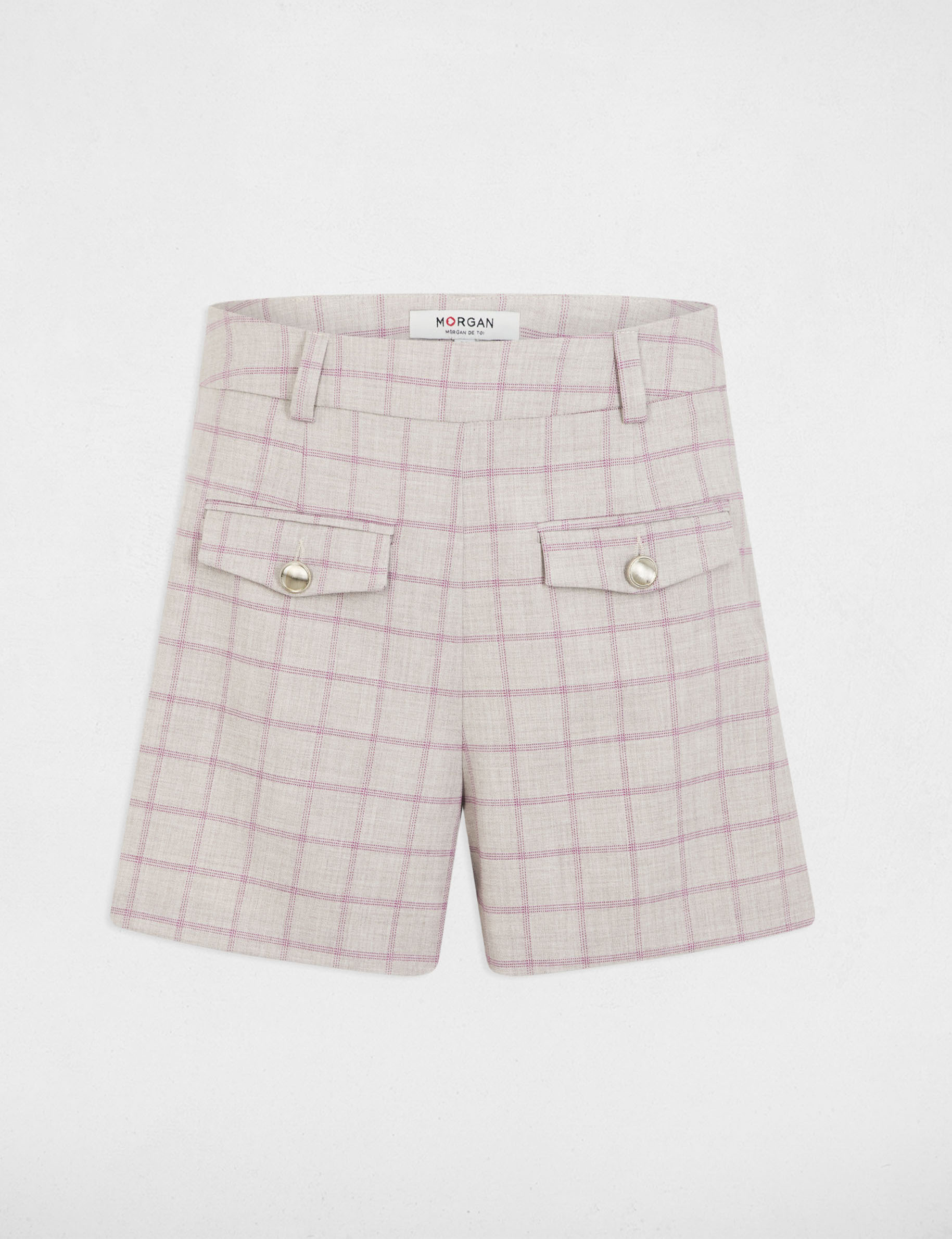 short talle alto estampado multicolor mujer Short talle alto estampado multicolor mujer