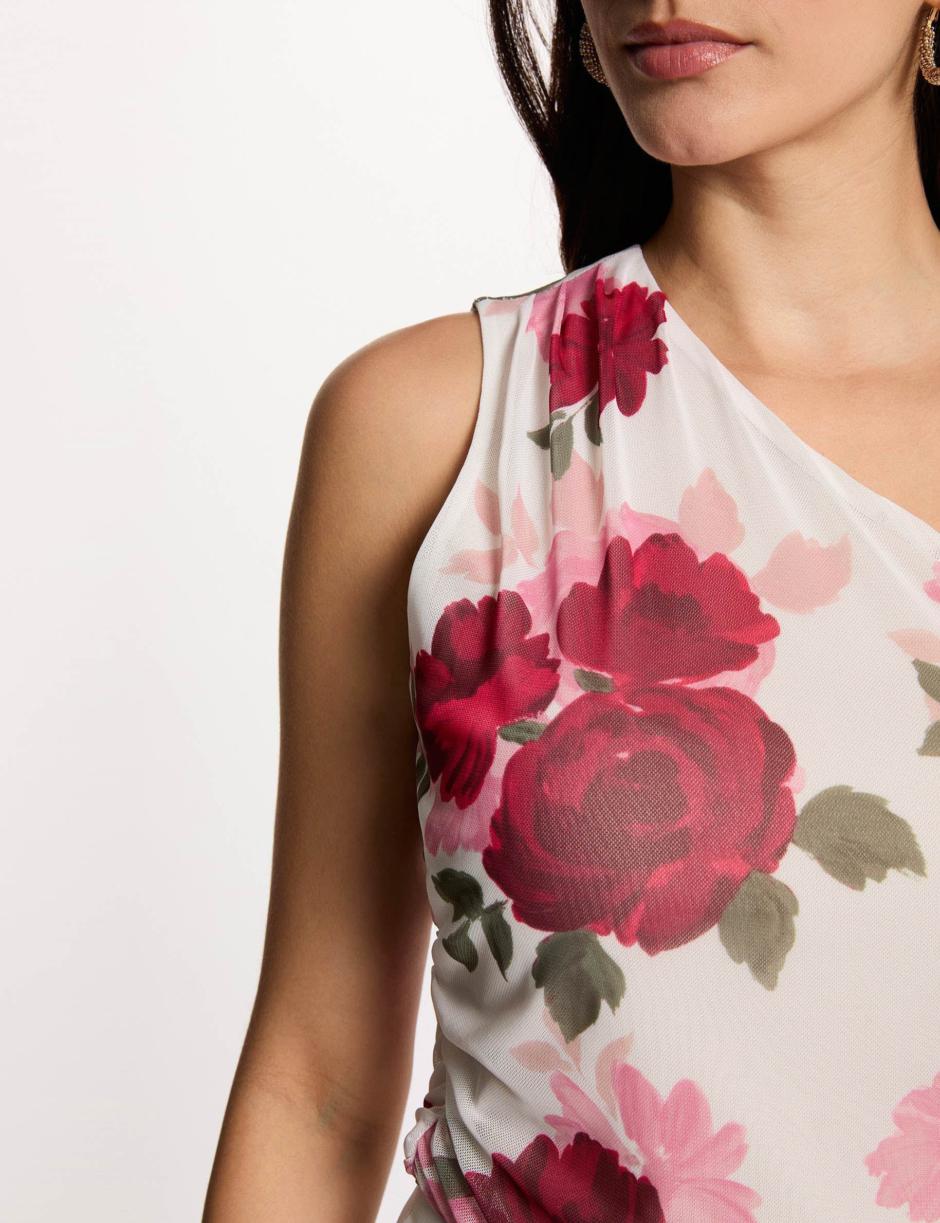 Camiseta sin mangas multicolor mujer