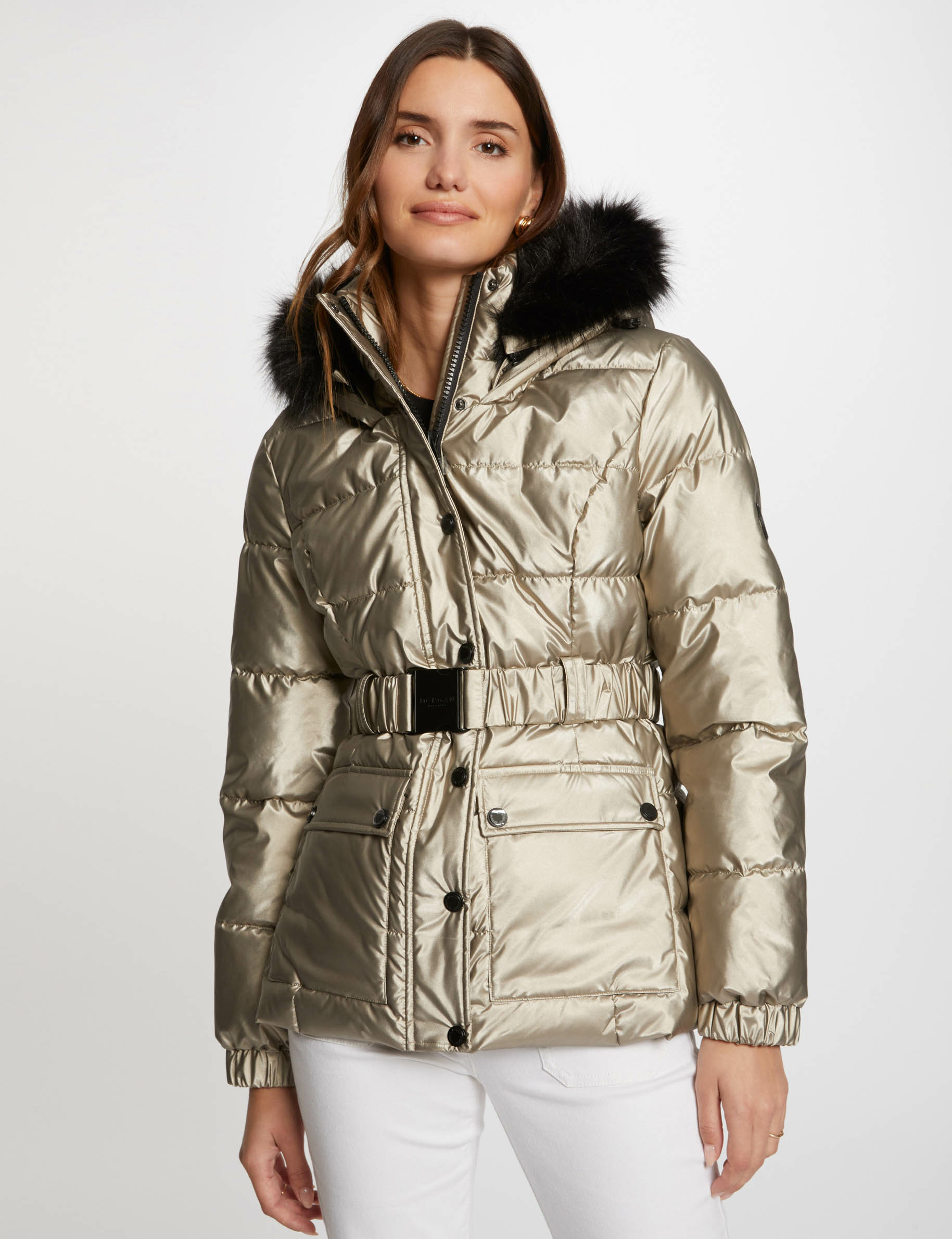Parka Abrigo Plumas Henry Arroway Morgan Plumiferos Mujer Online