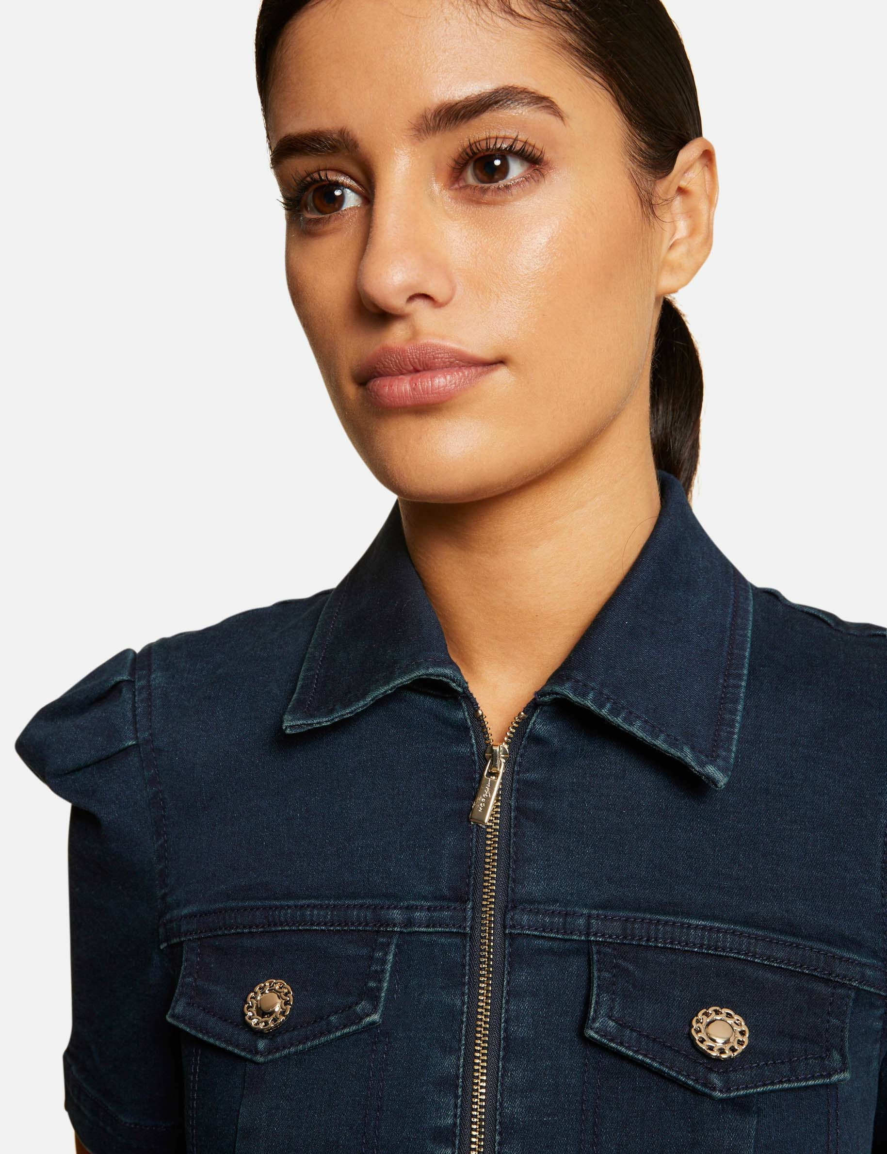 Vestido recto vaquero con cremallera vaquero sin tratar mujer Vestido recto vaquero con cremallera vaquero sin tratar mujer