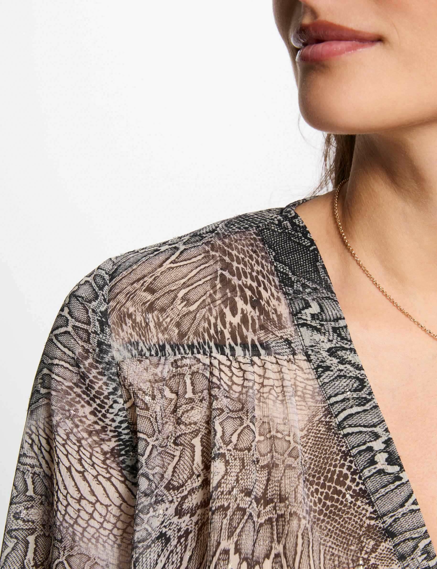 camisa manga larga multicolor mujer Camisa manga larga multicolor mujer