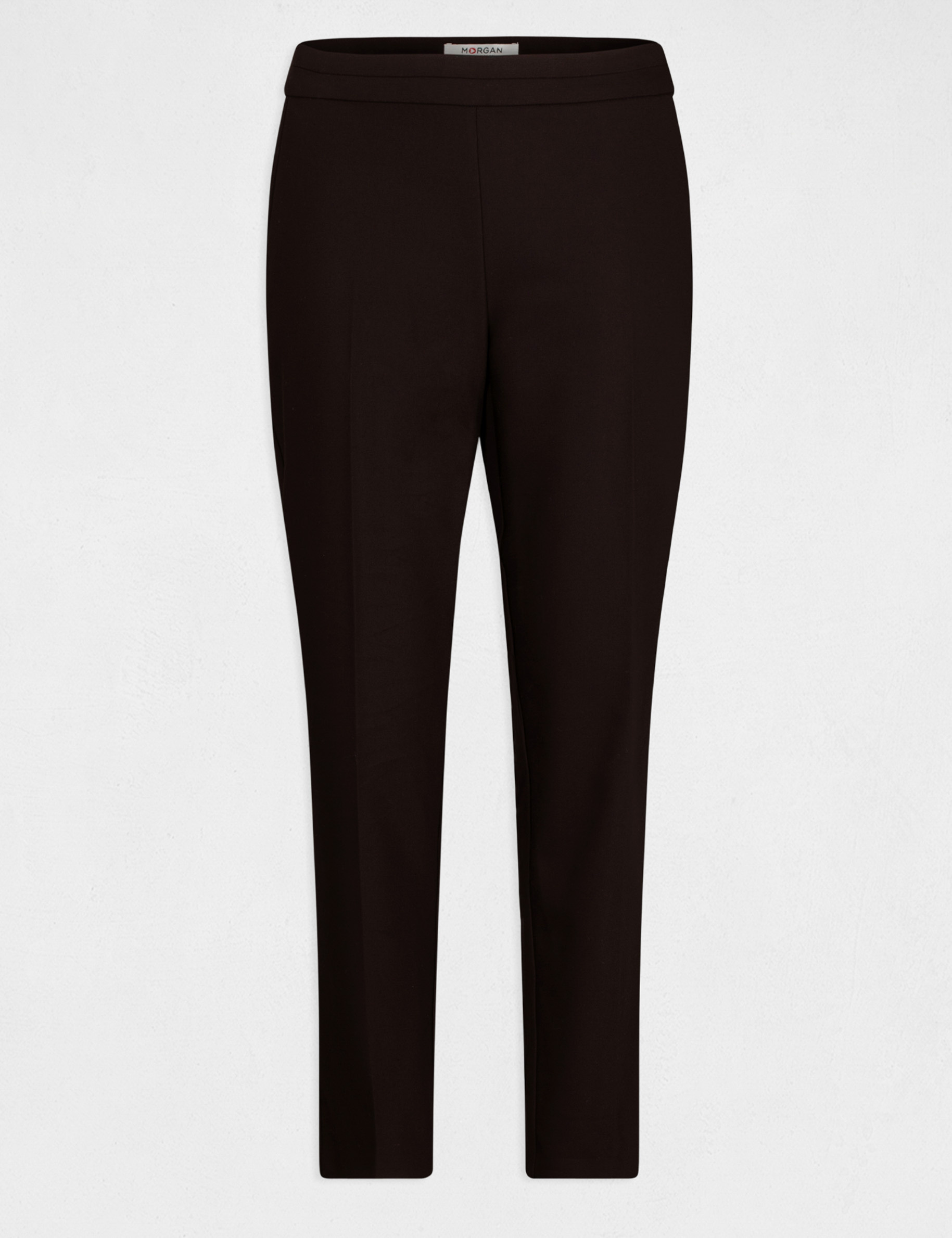 pantalon cigarette estilo corto negro mujer Pantalón cigarette estilo corto negro mujer