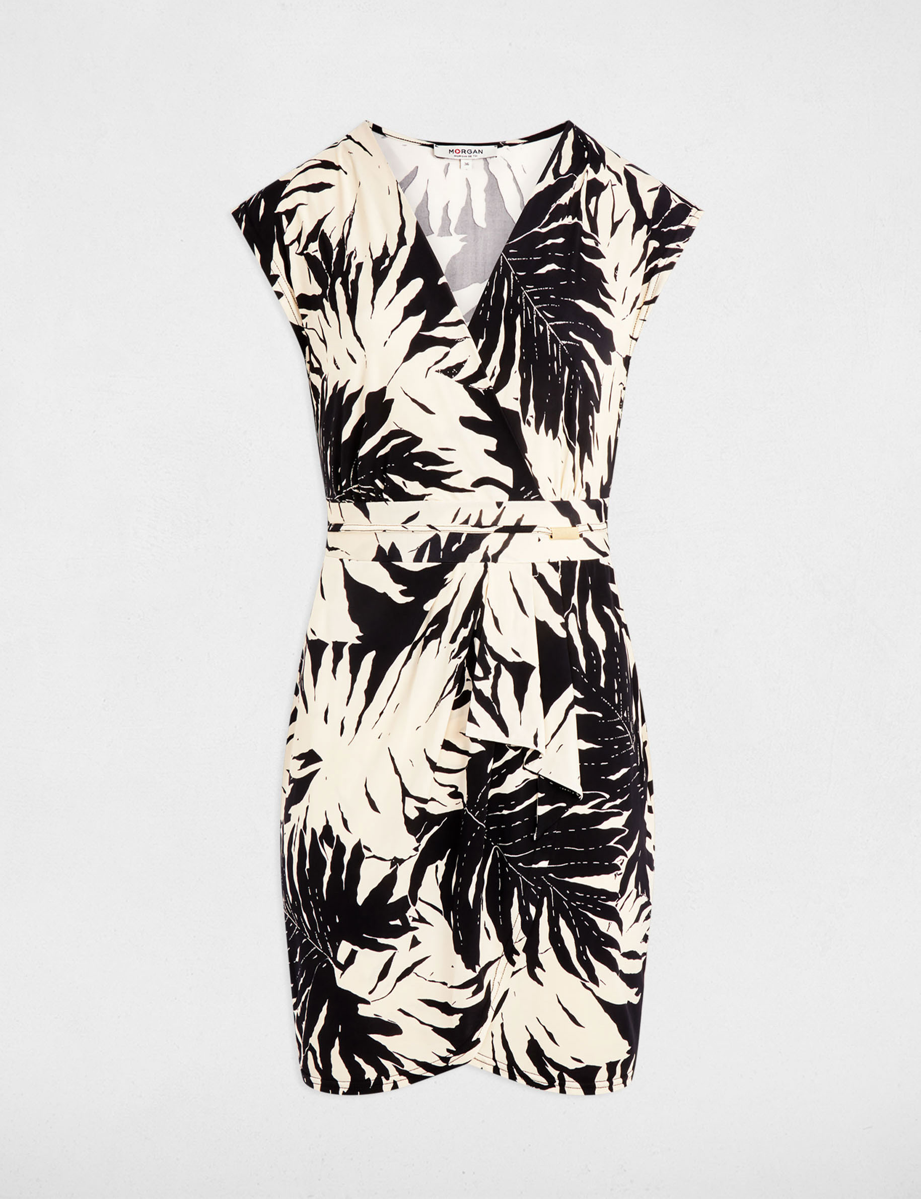 vestido corto estampado multicolor mujer Vestido corto estampado multicolor mujer