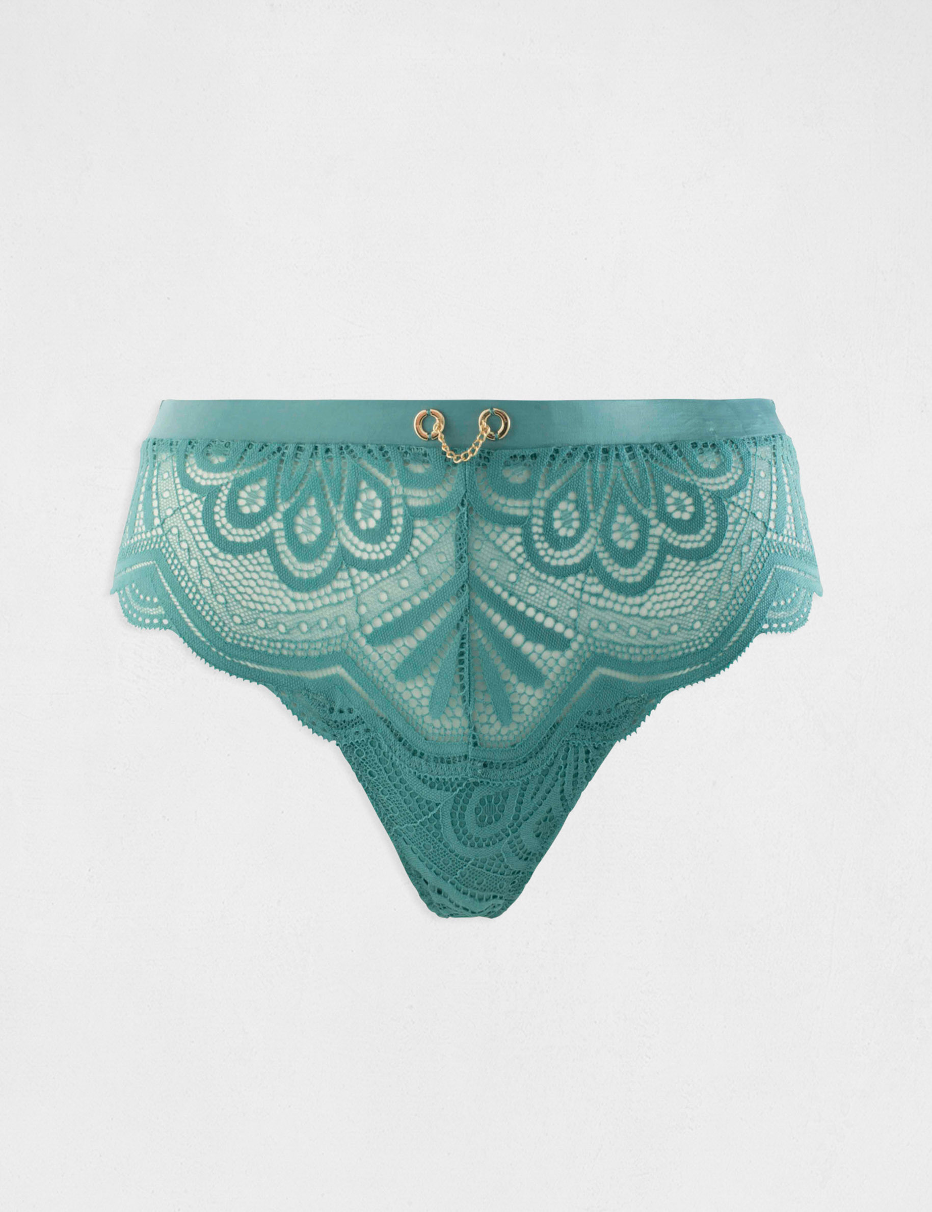 shorty de encaje azul mujer Shorty de encaje azul mujer