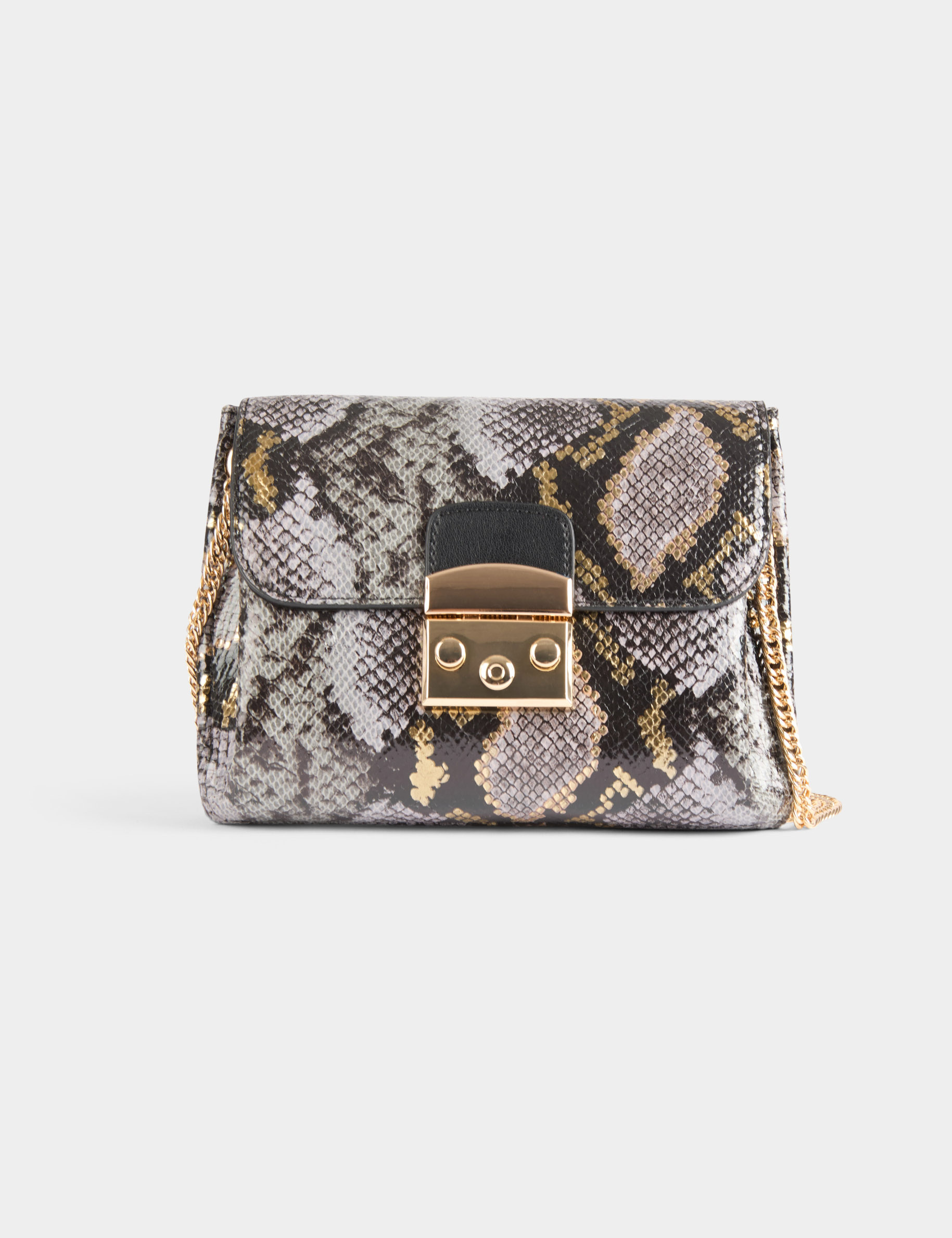 bolso cartera de mano de piton multicolor mujer Bolso cartera de mano de pitón multicolor mujer