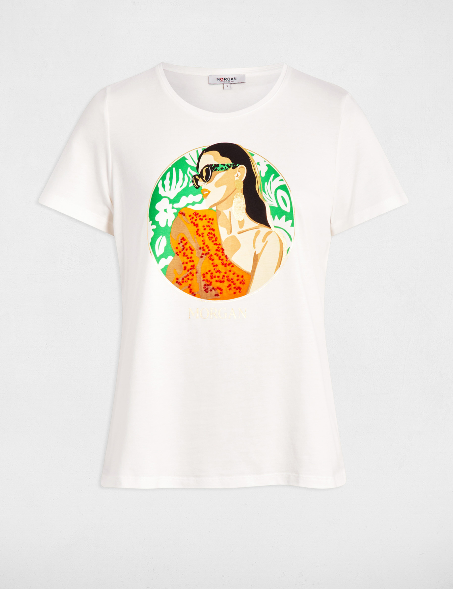 camiseta con mensaje blanco mujer Camiseta con mensaje blanco mujer