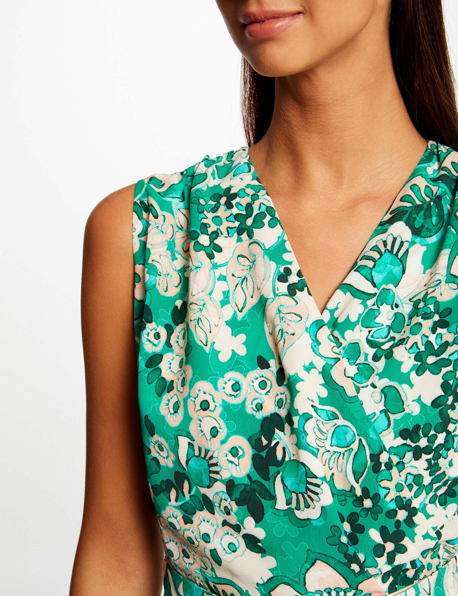 mono largo de pernera ancha estampado multico mujer Mono largo de pernera ancha estampado multico mujer