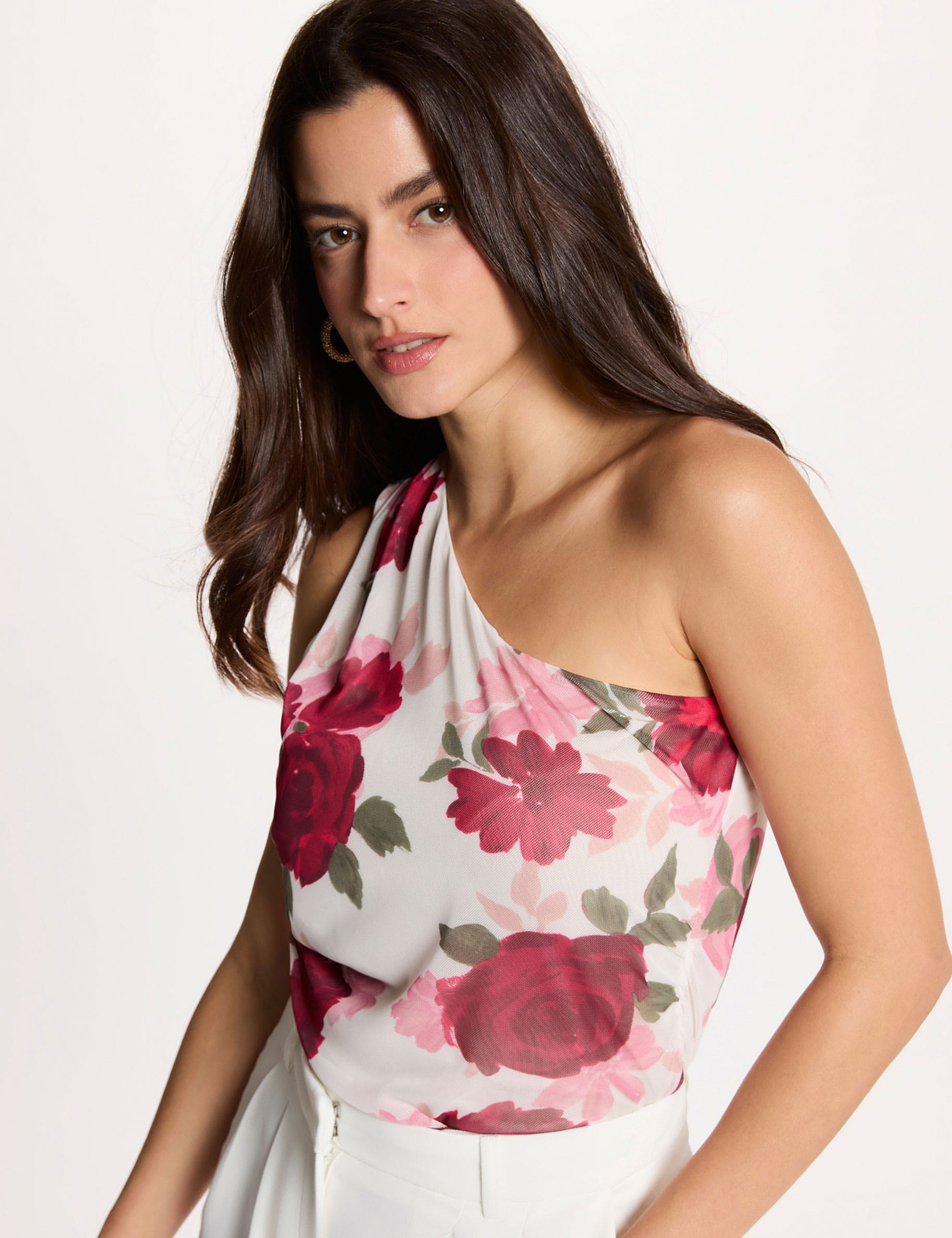 Camiseta sin mangas multicolor mujer