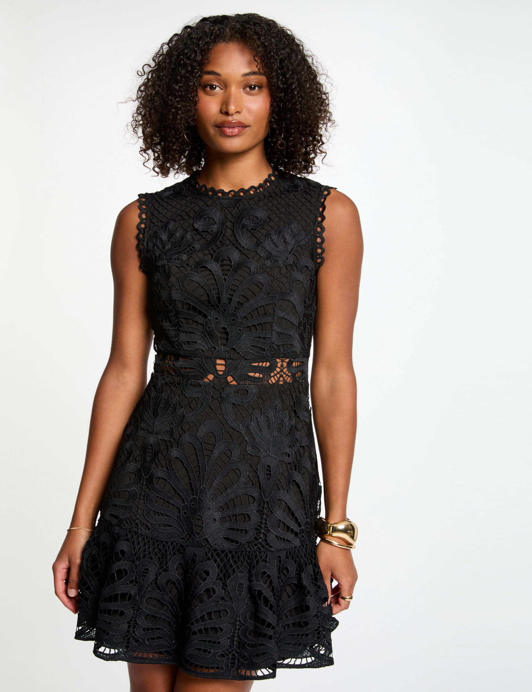 Morgan Vestido Corto Negro Evase Dress Zalando Vestidos Morgan