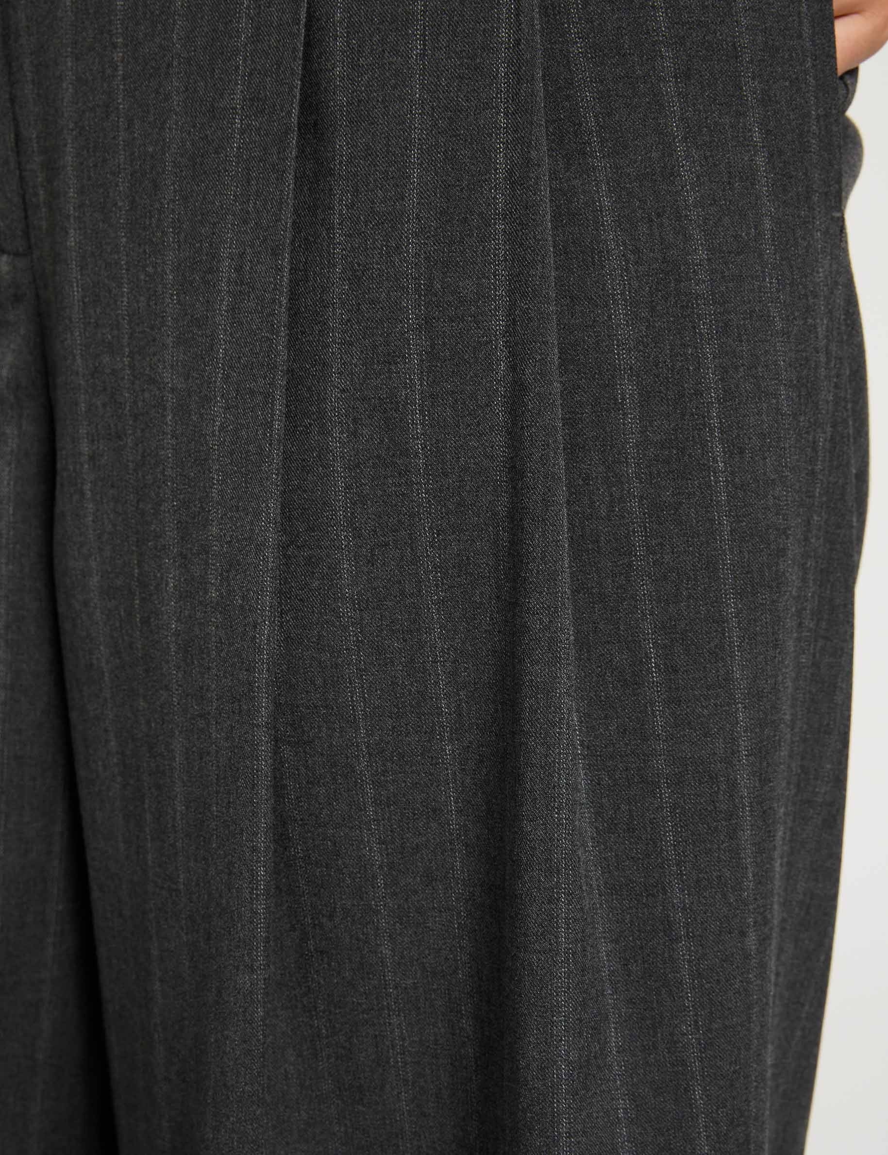 Pantal&oacute;n ancho de tiro alto mujer