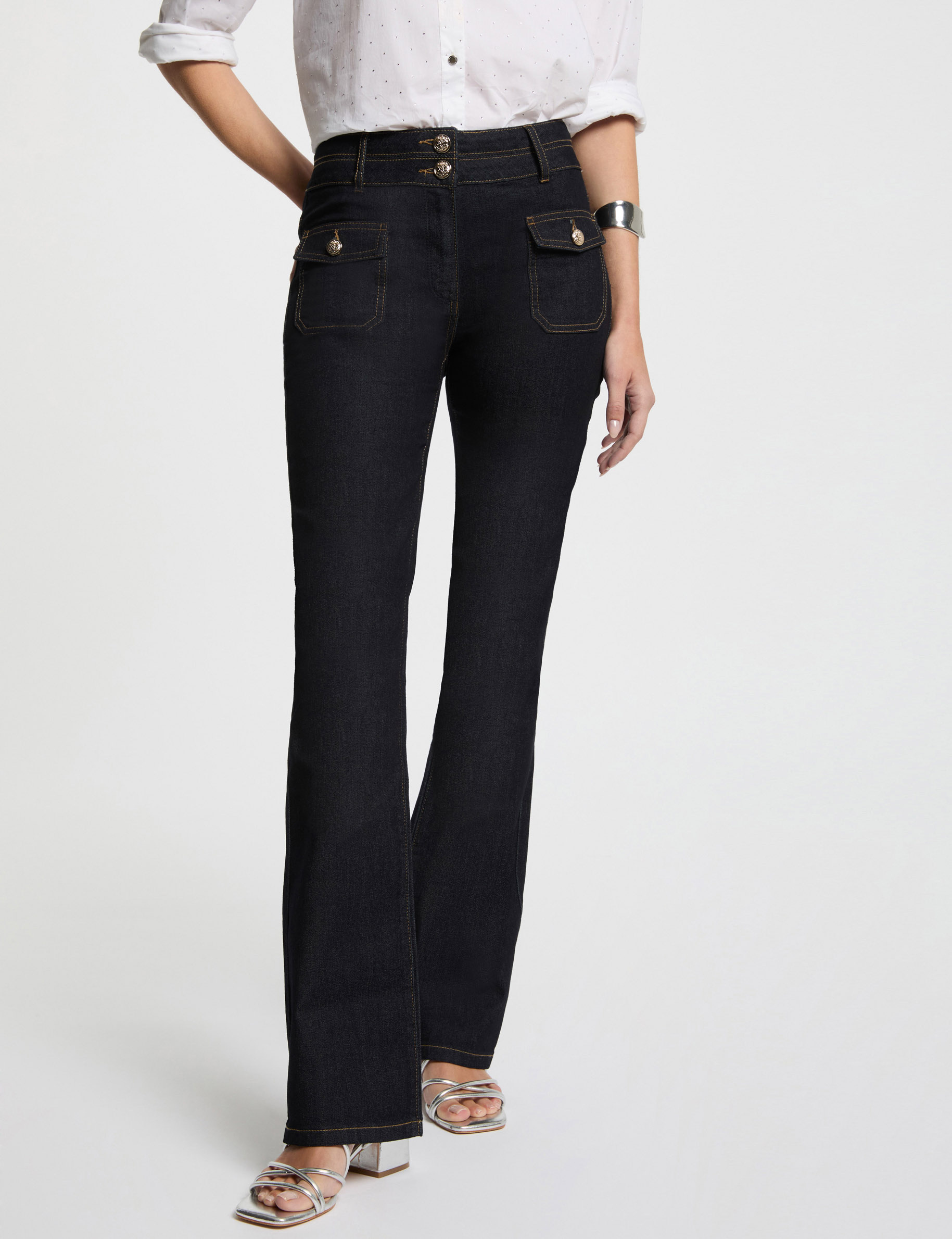 vaquero boot cut azul mujer Vaquero boot-cut azul mujer