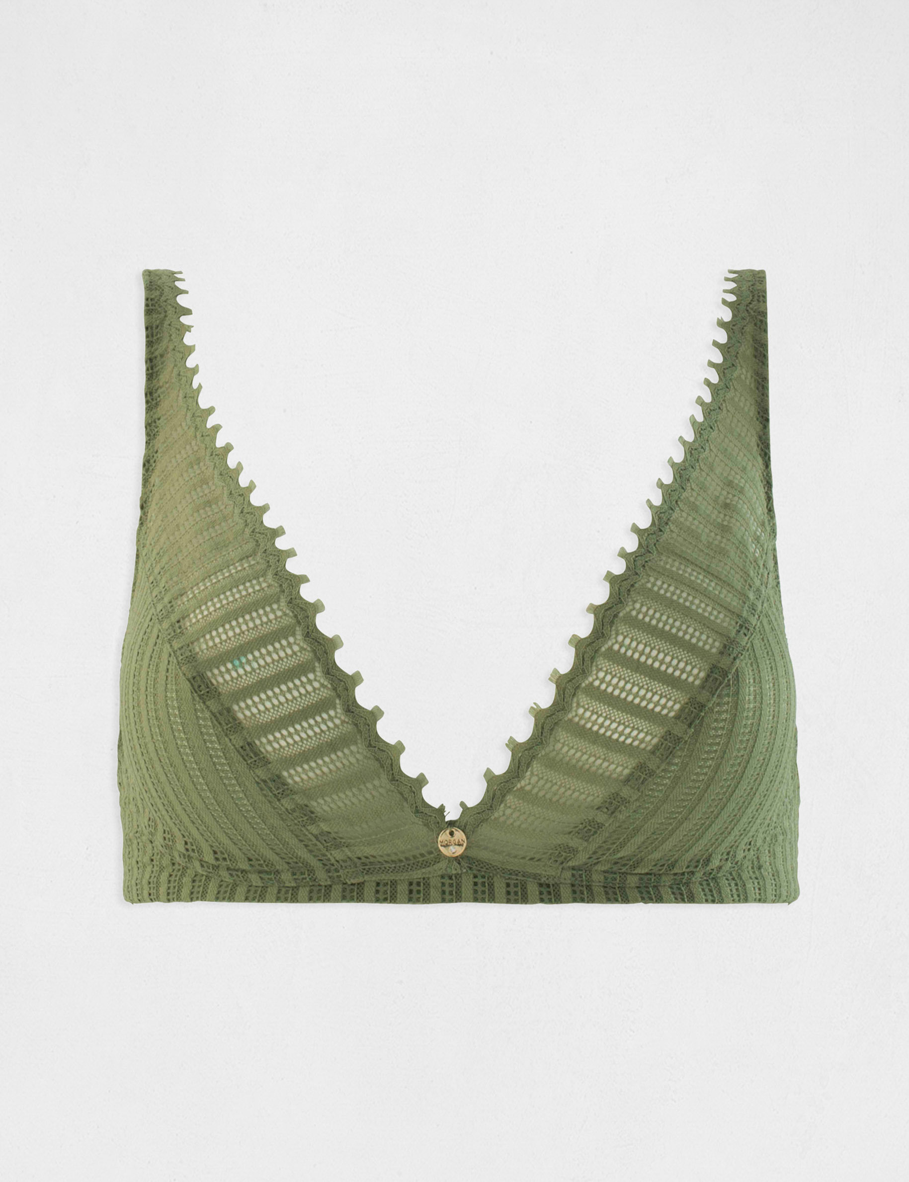 sujetador suave verde caqui mujer Sujetador suave verde caqui mujer