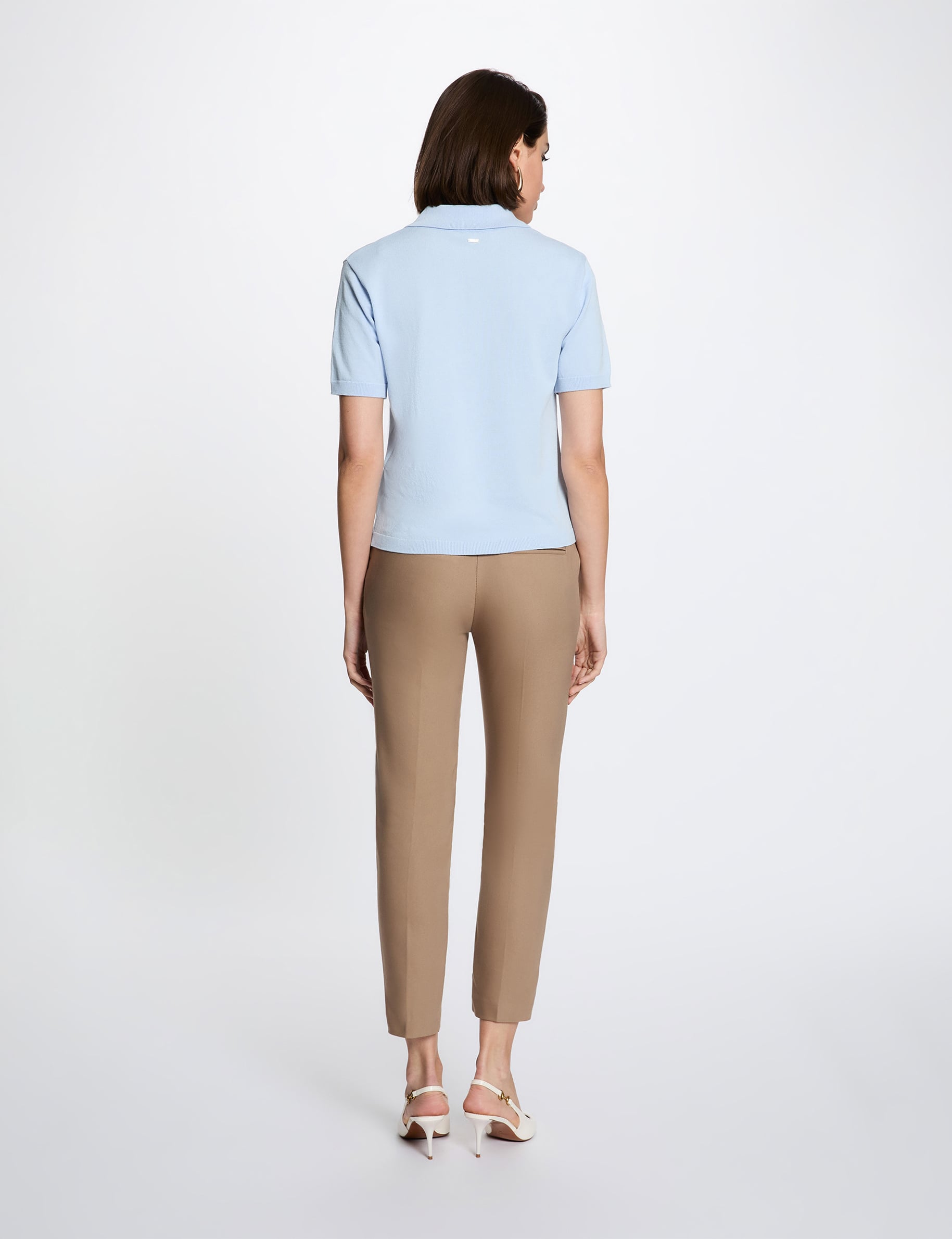 Pantal&oacute;n cigarette estilo corto topo mujer