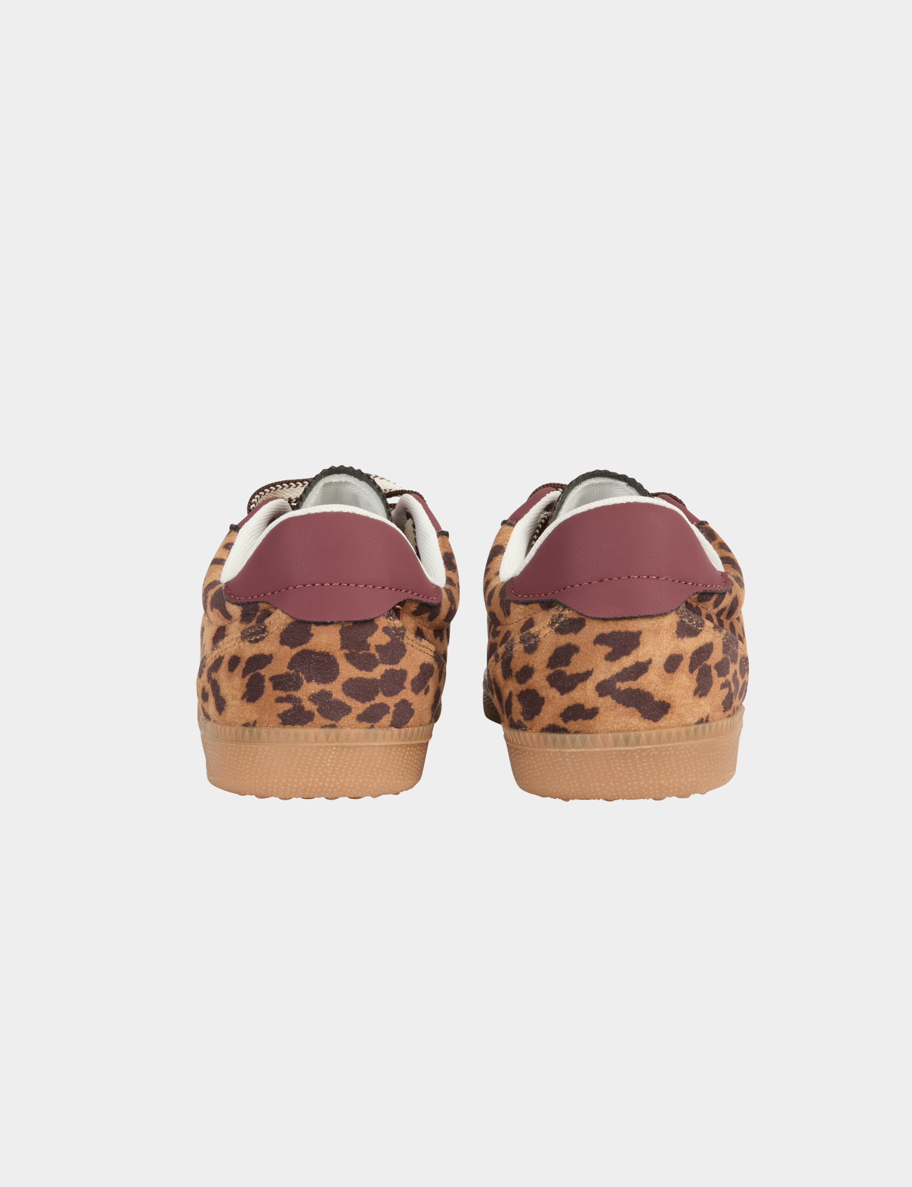 Zapatillas de piel sint&eacute;tica leopardo multicolor mujer