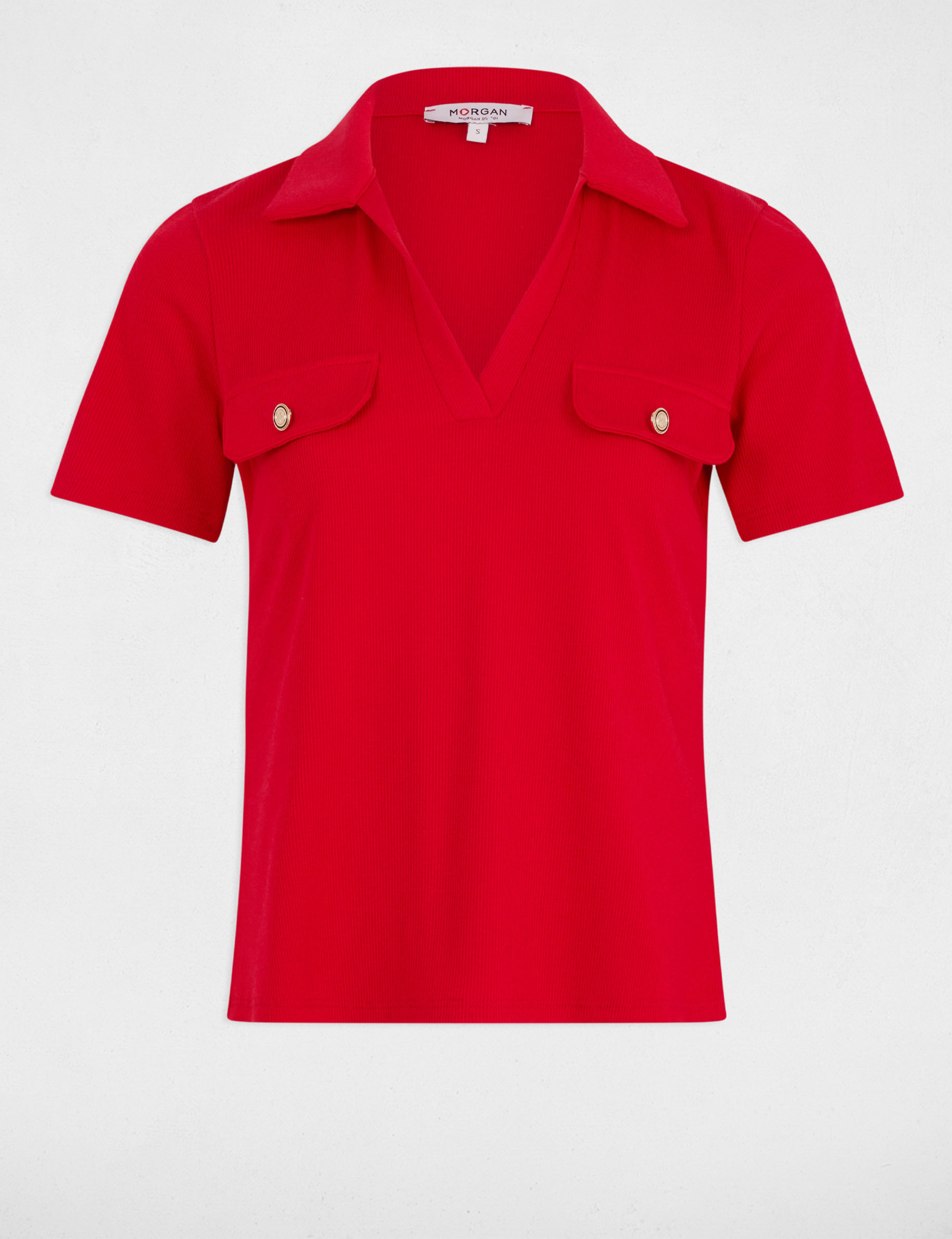 camiseta manga corta rojo mujer Camiseta manga corta rojo mujer