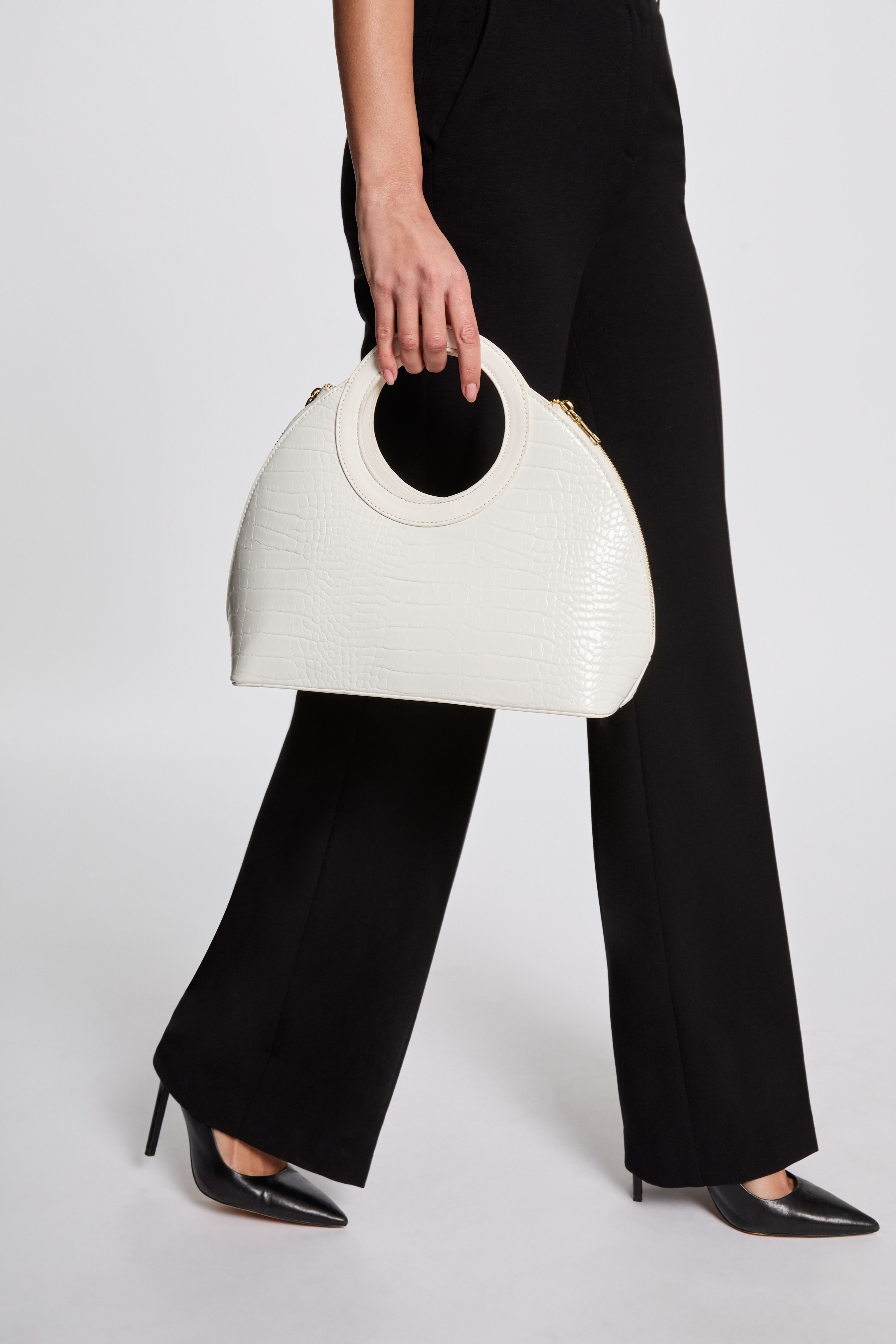 bolso de mano cocodrilo blanco mujer Bolso de mano cocodrilo blanco mujer