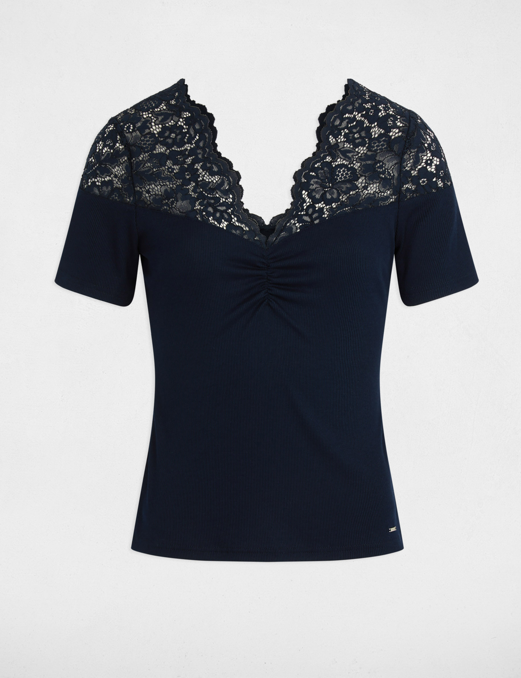 camiseta manga corta azul marino mujer Camiseta manga corta azul marino mujer
