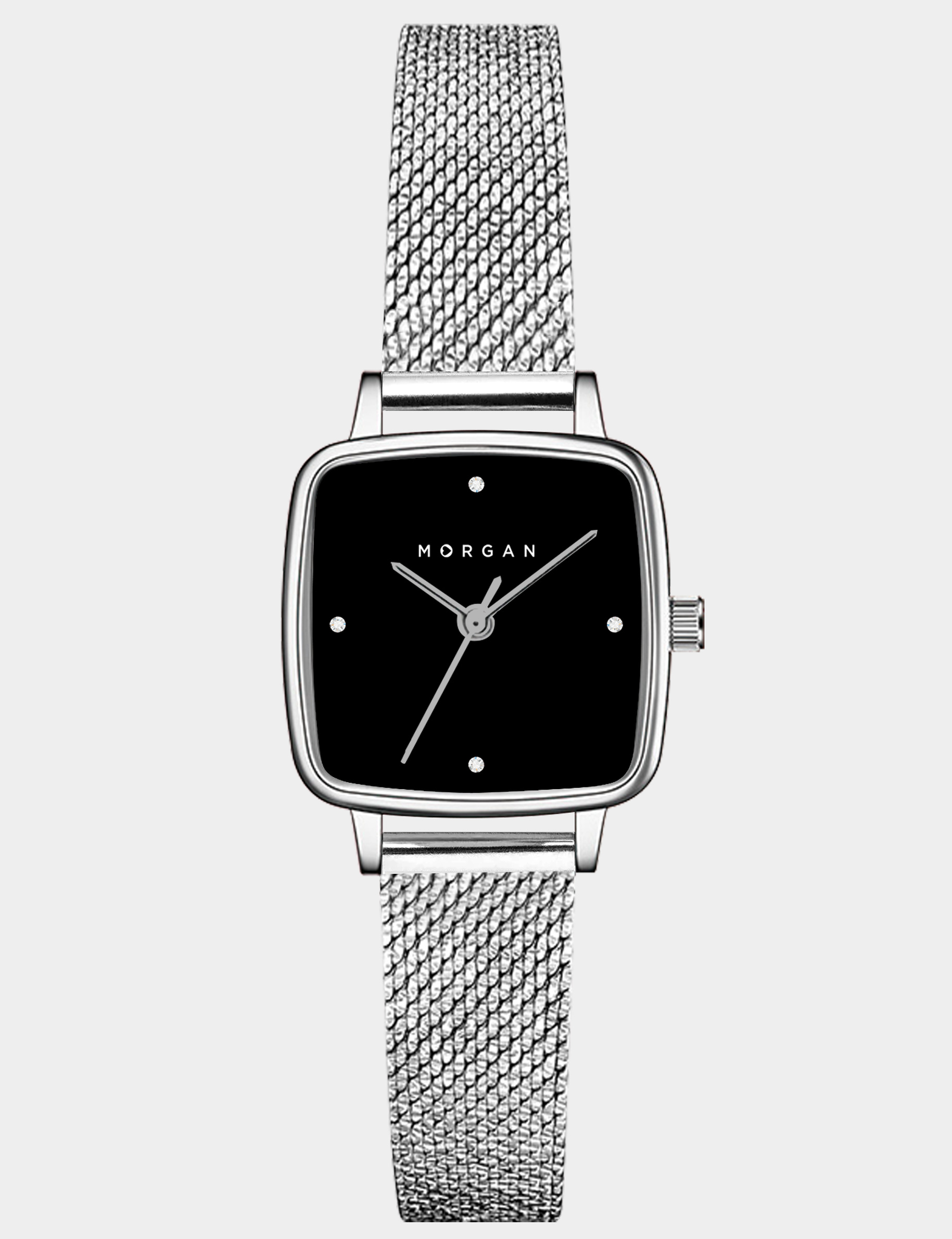 Reloj couleur argent mujer