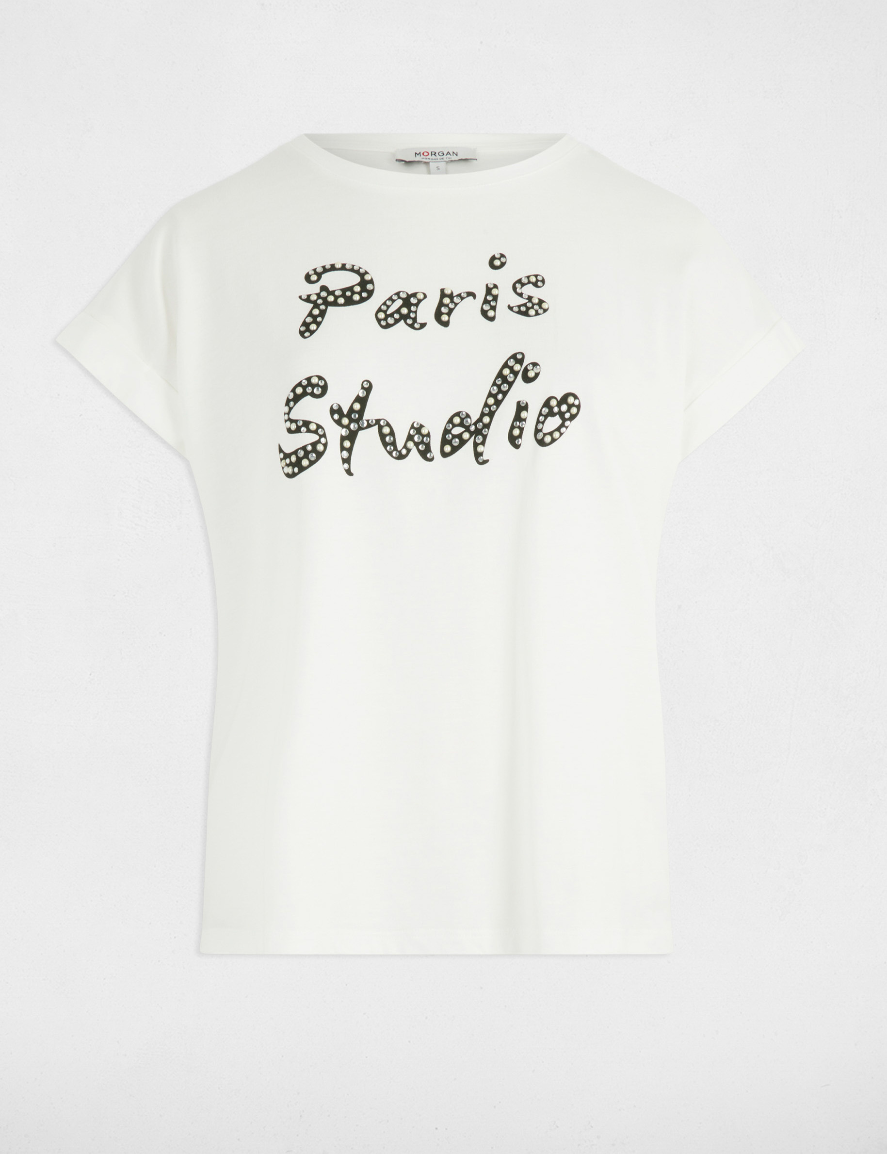 camiseta con mensaje blanco mujer Camiseta con mensaje blanco mujer