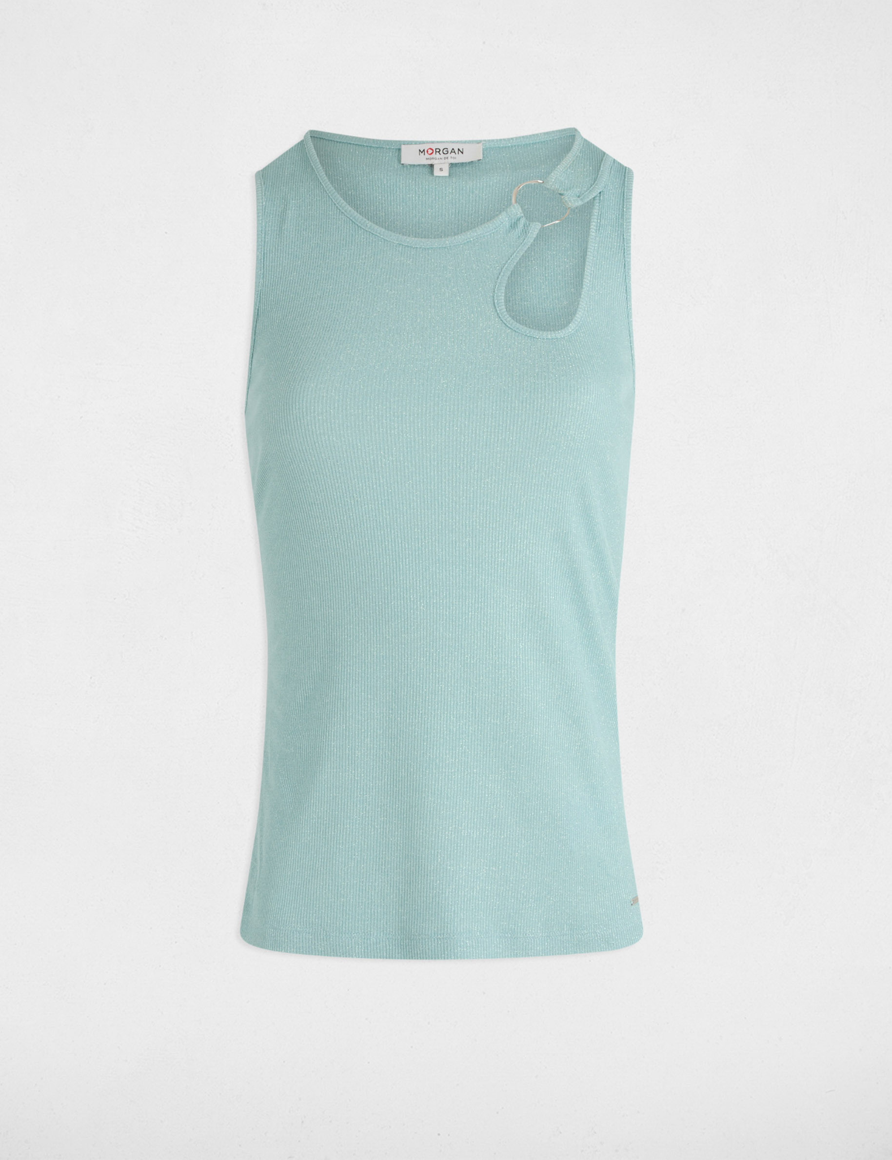 top sin manga verde mujer Top sin manga verde mujer