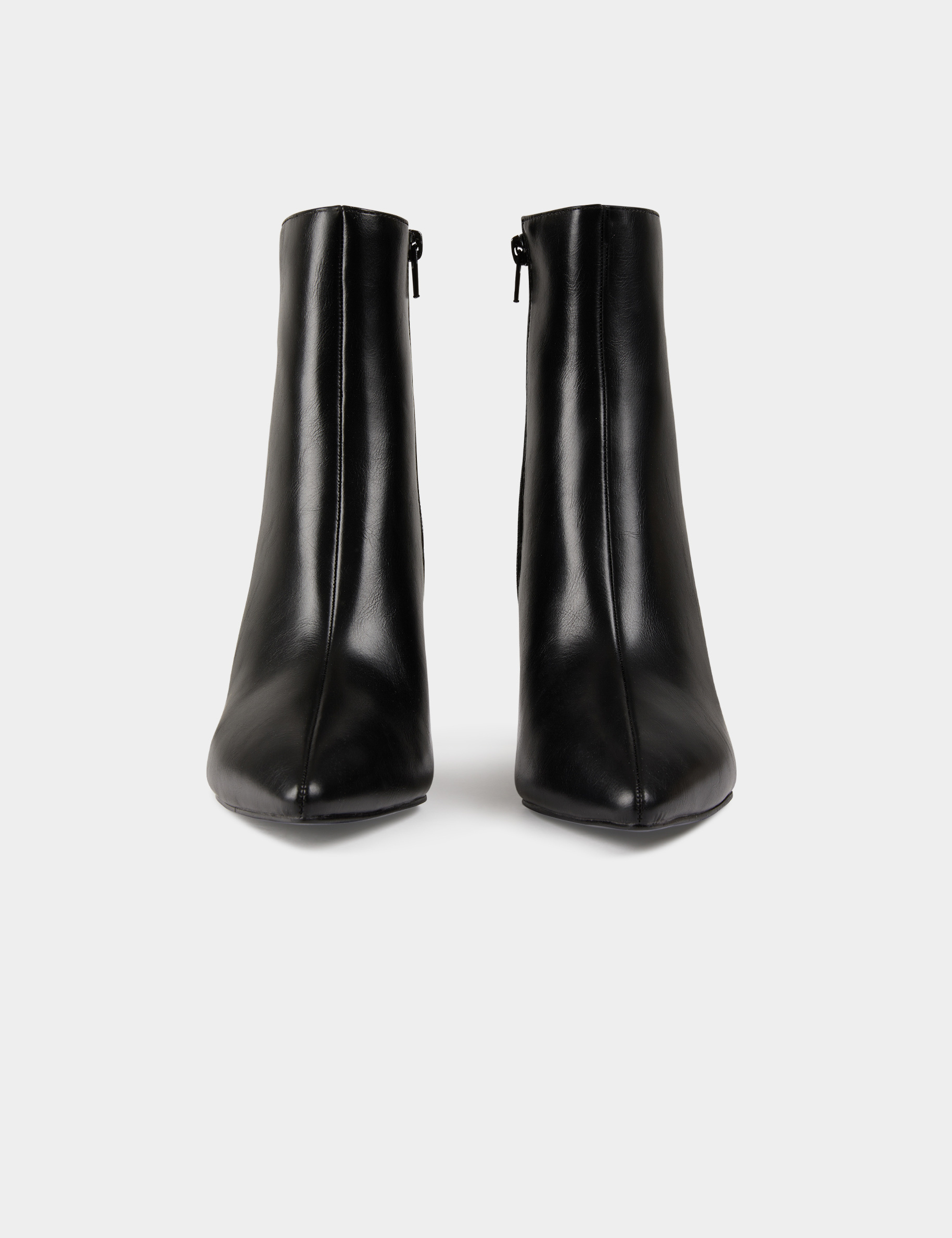 Botines de tacones de aguja negro mujer