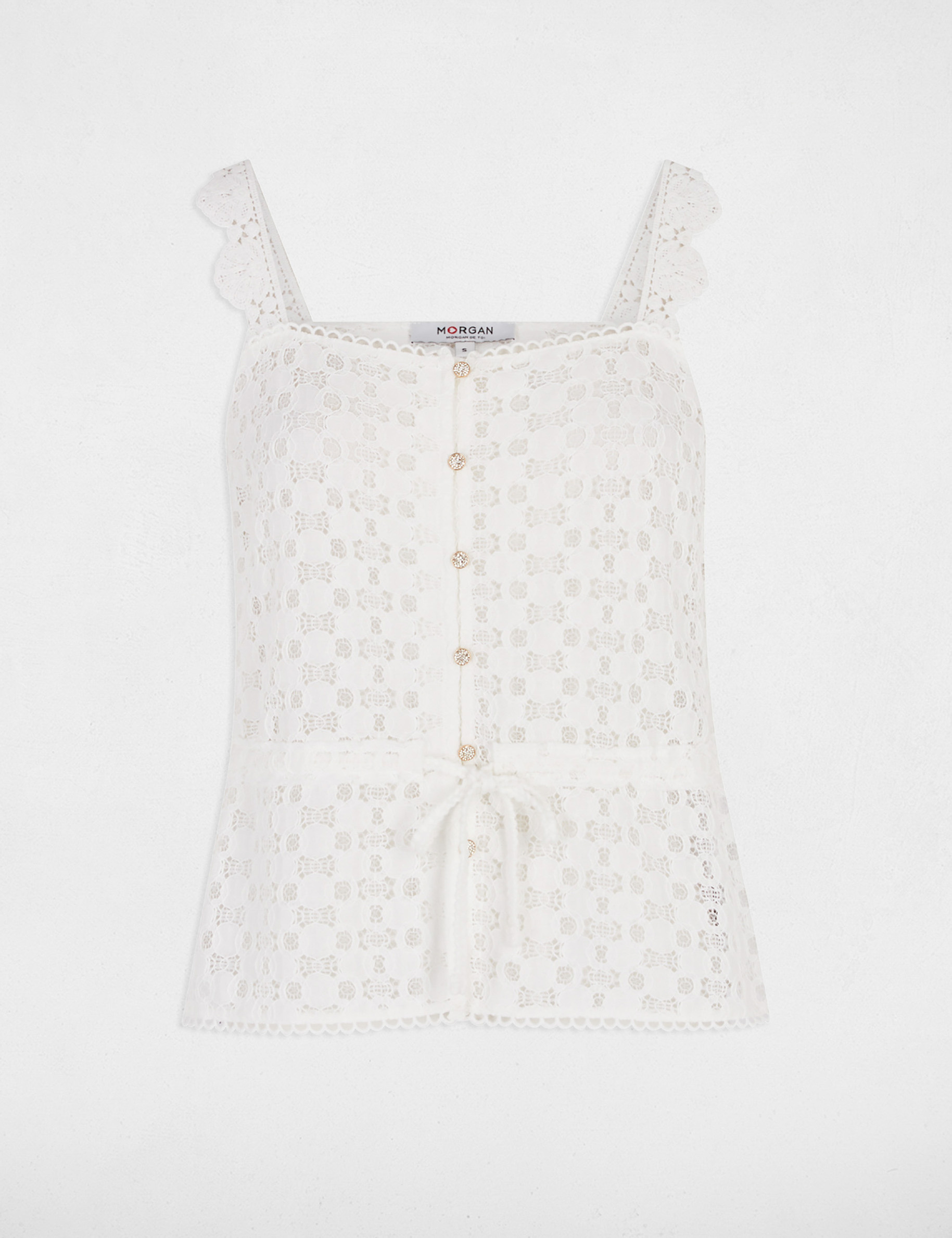 top sin manga blanco mujer Top sin manga blanco mujer