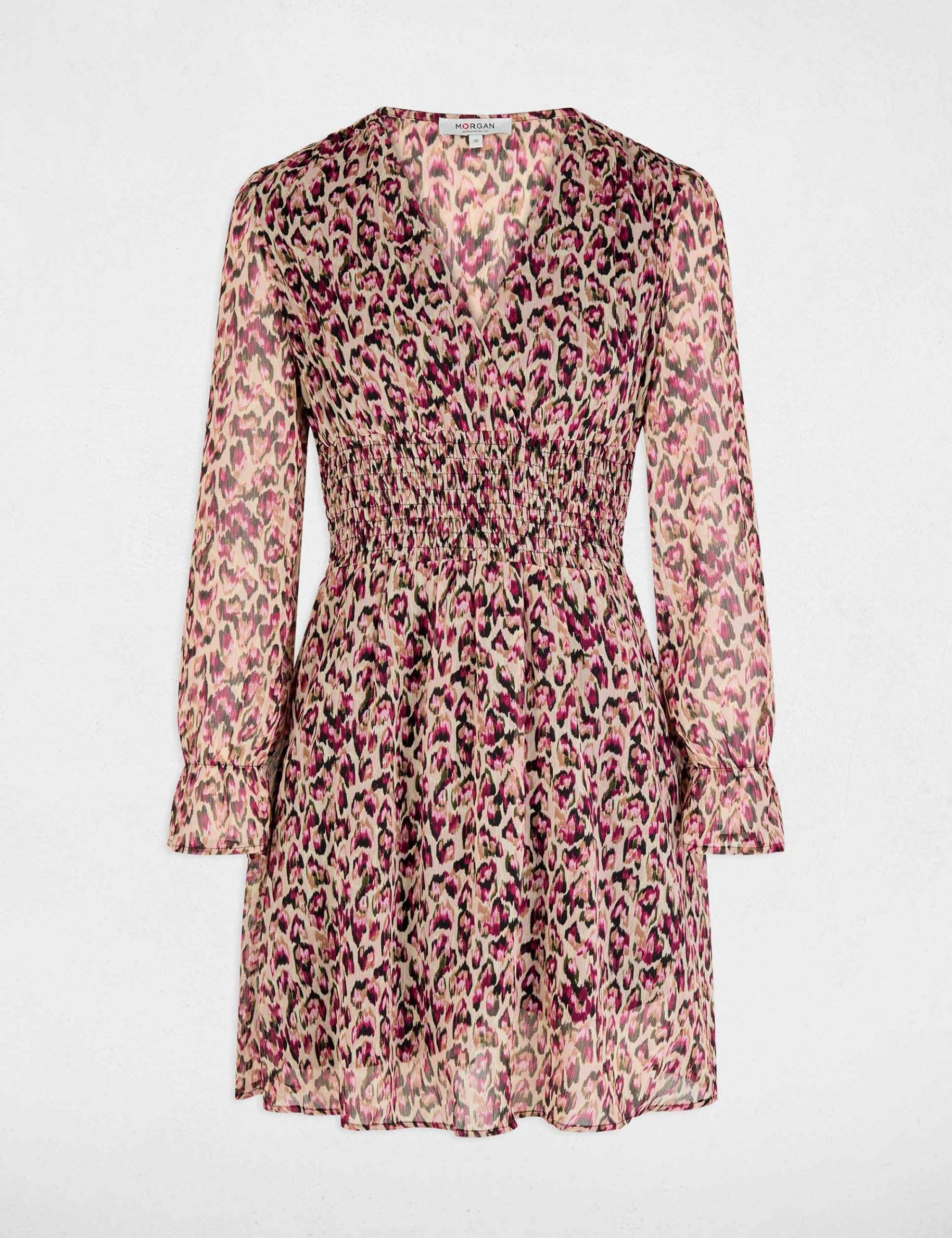 Vestido corto ajustado multicolor mujer