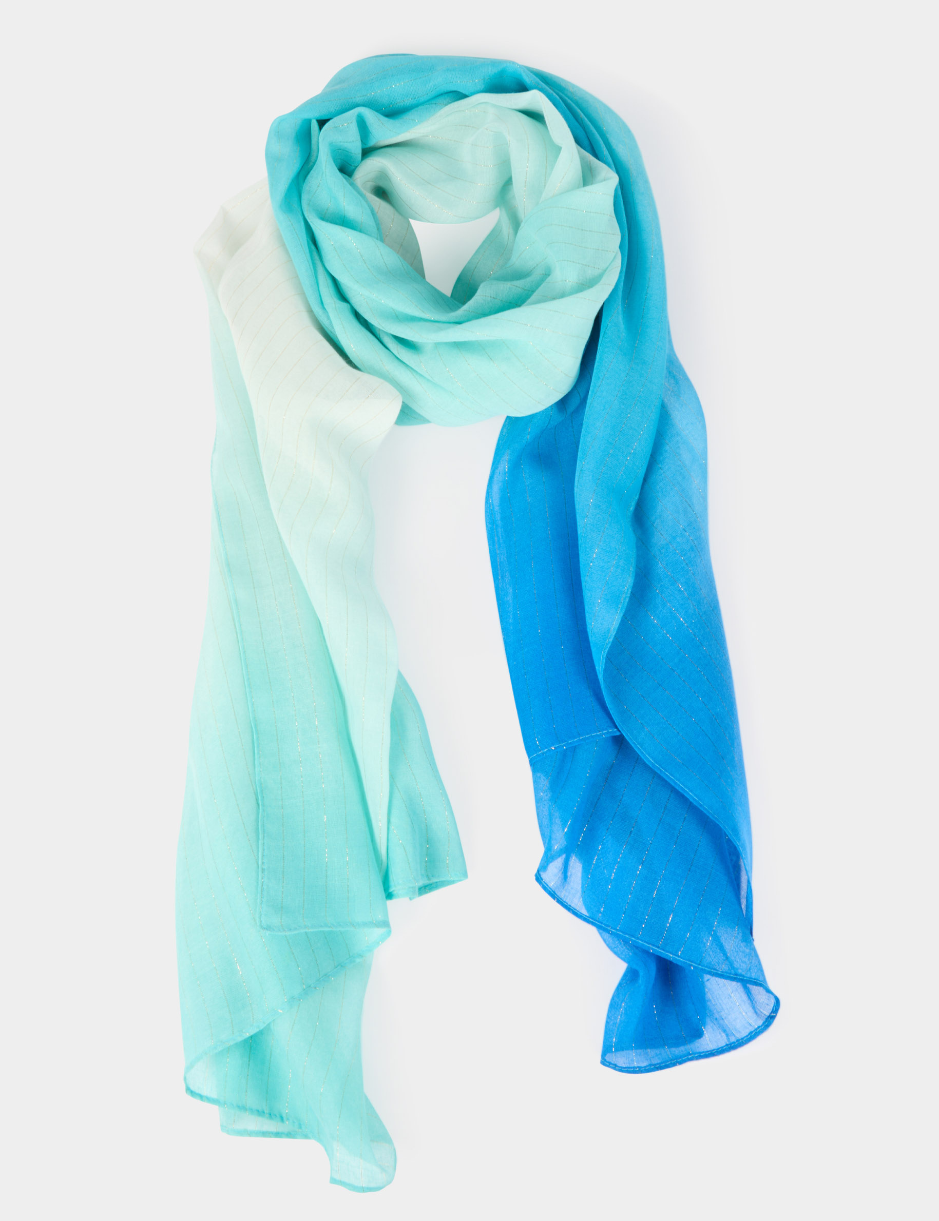 fular estampado tie dye azul mujer Fular estampado tie-dye azul mujer