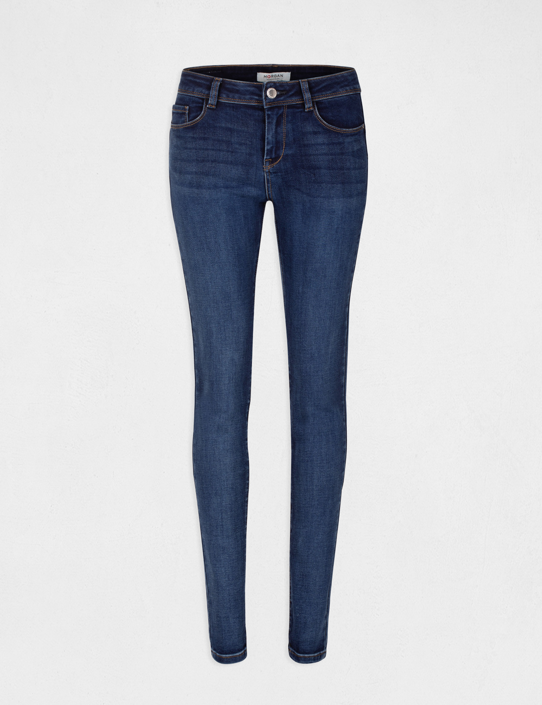 Vaquero slim talle est&aacute;ndar vaquero stone mujer