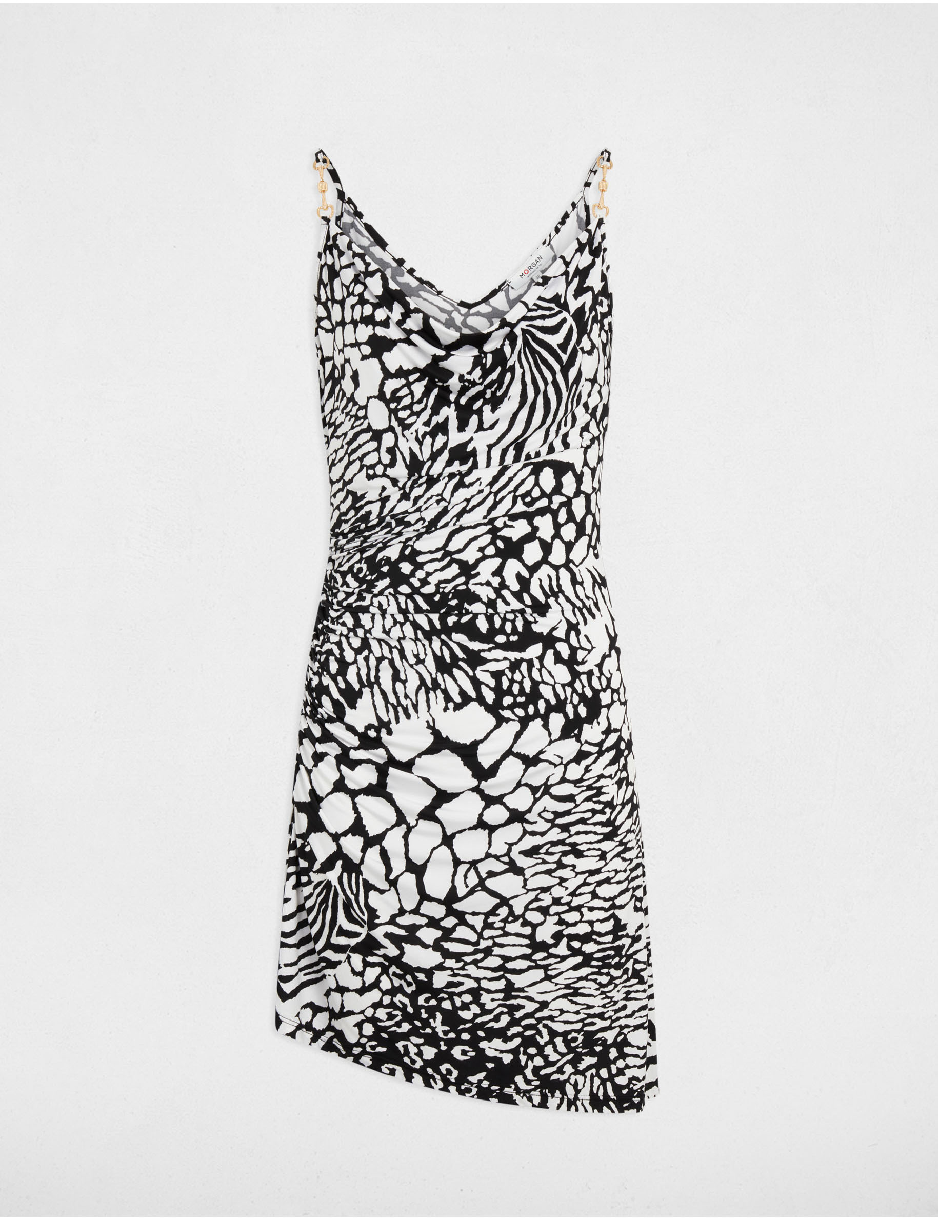 vestido corto estampado multicolor mujer Vestido corto estampado multicolor mujer