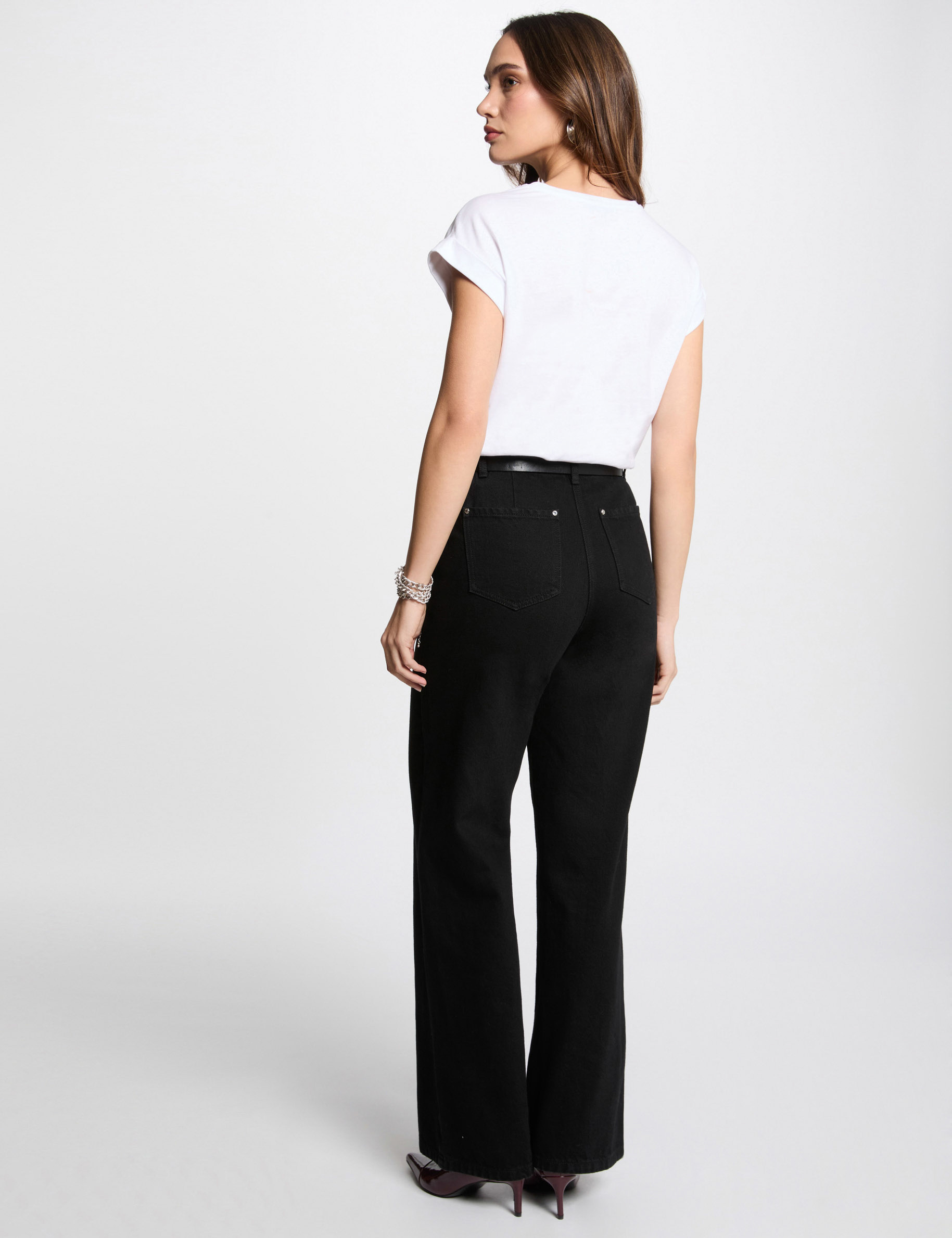 camiseta con mensaje blanco mujer Camiseta con mensaje blanco mujer