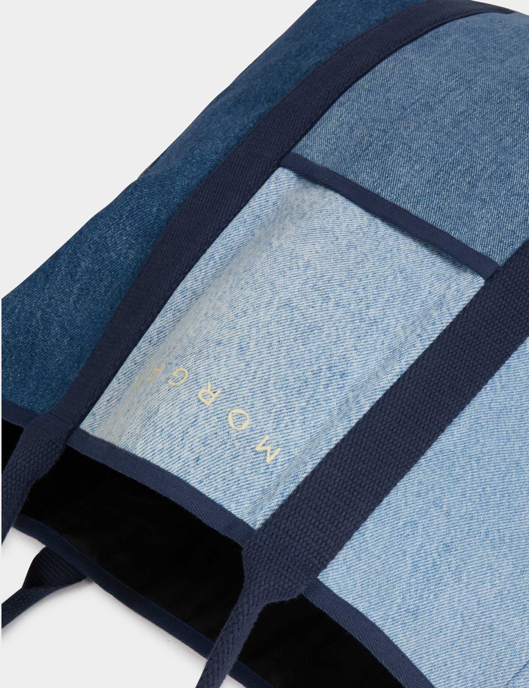Bolso tote upcycling denim stone mujer