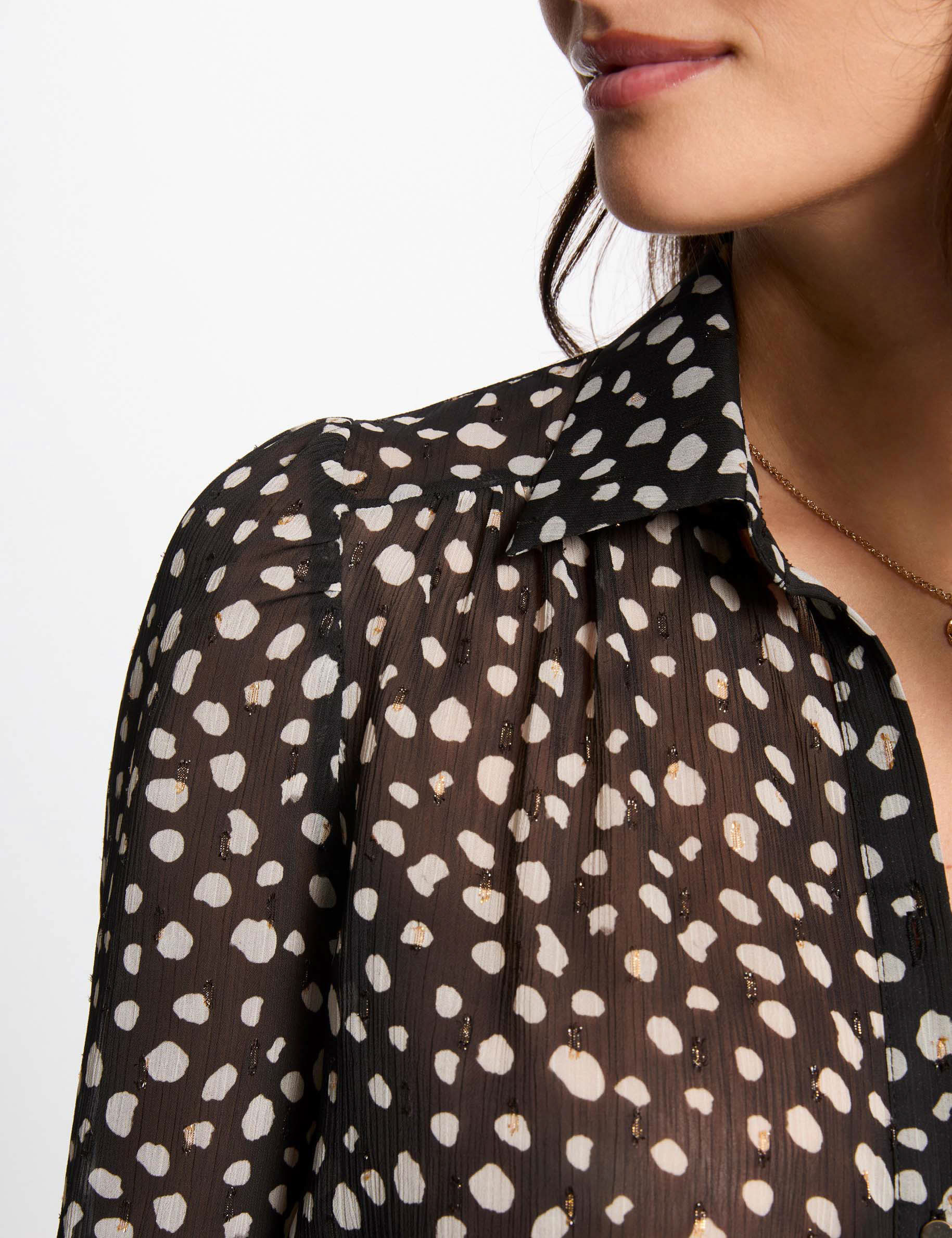 camisa manga larga multicolor mujer Camisa manga larga multicolor mujer