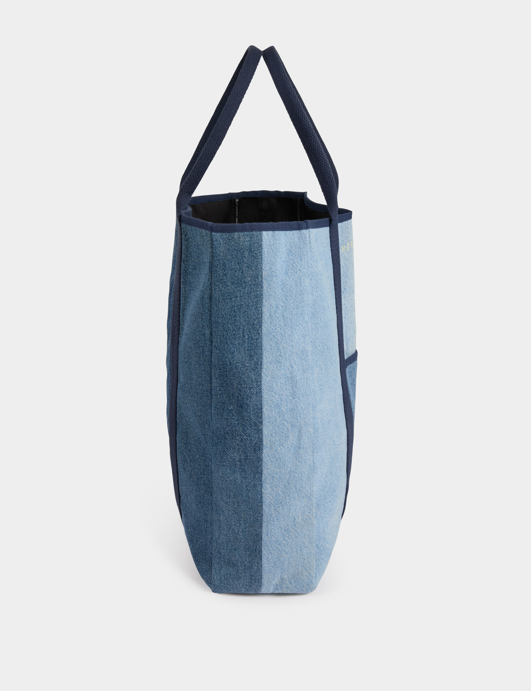 Bolso tote upcycling denim stone mujer