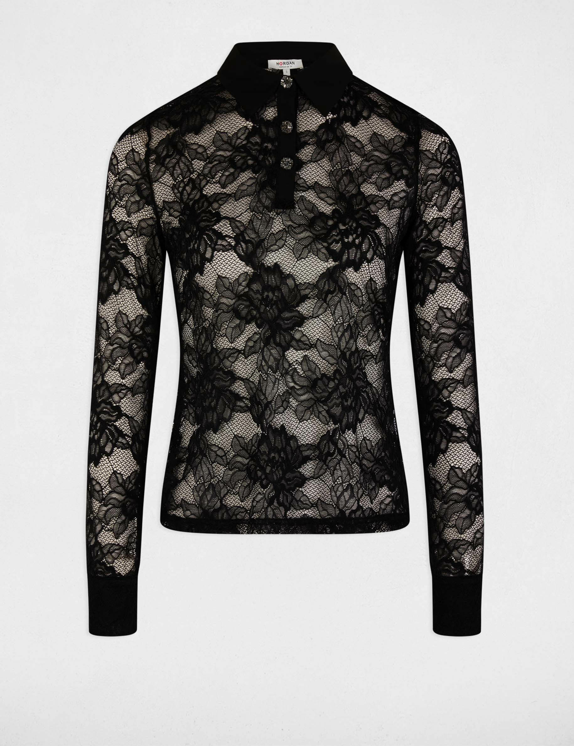 camiseta manga larga negro mujer Camiseta manga larga negro mujer