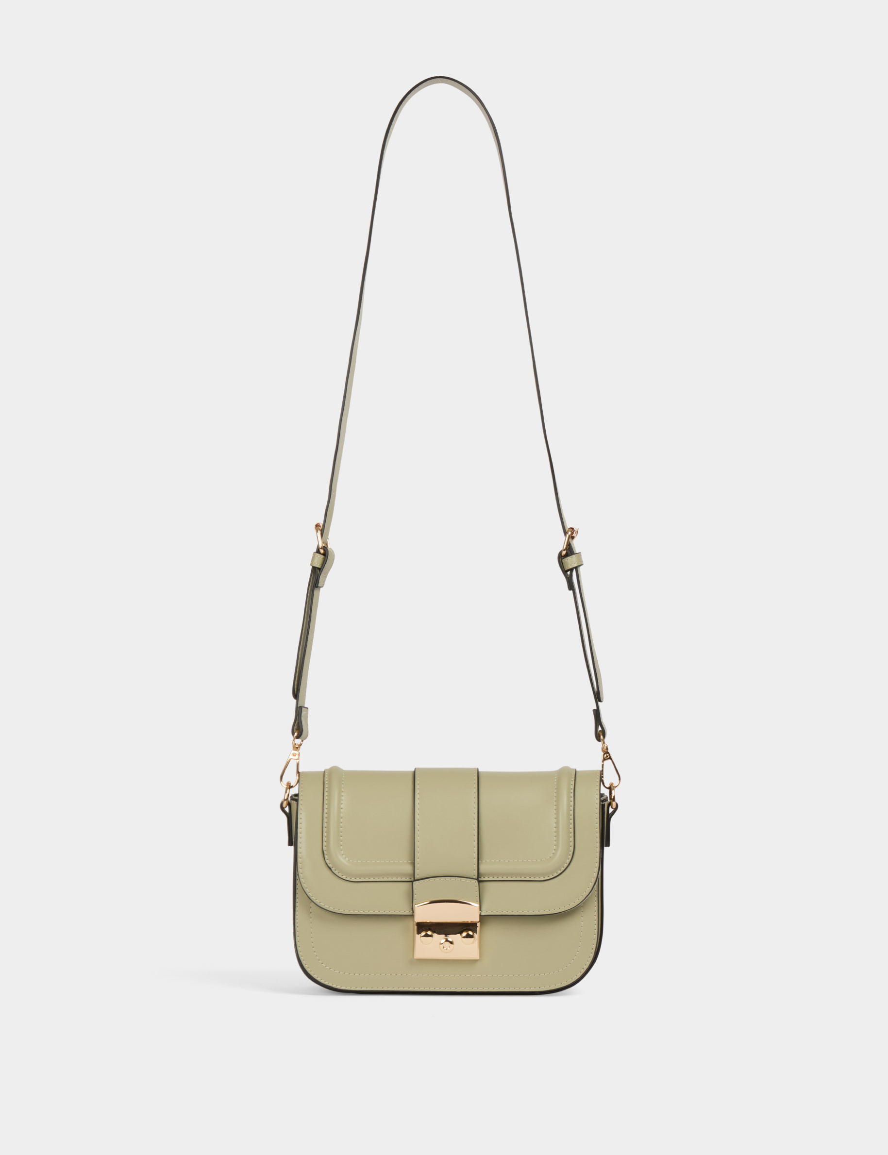 bolso con bandolera verde claro mujer Bolso con bandolera verde claro mujer