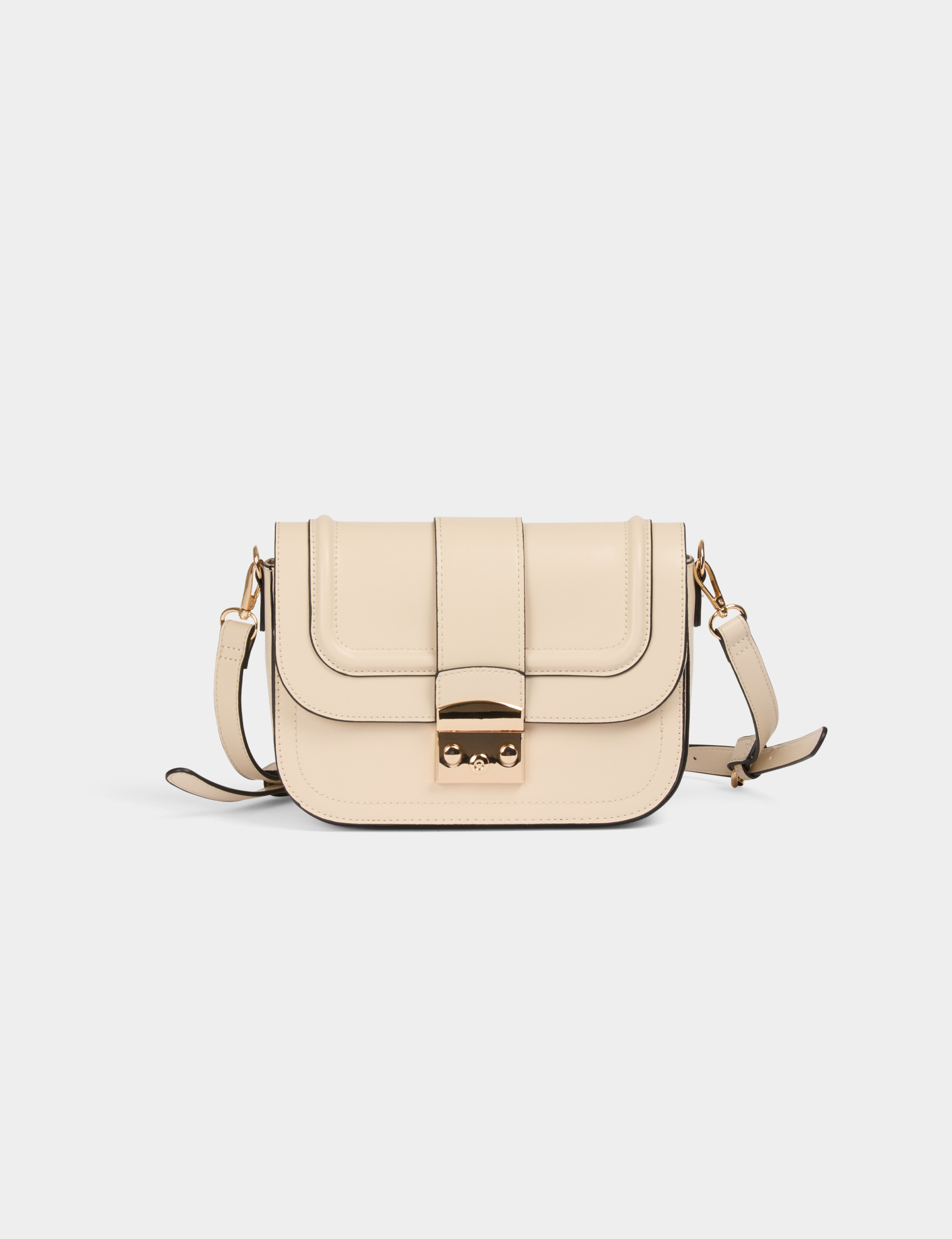 bolso con bandolera marfil mujer Bolso con bandolera marfil mujer