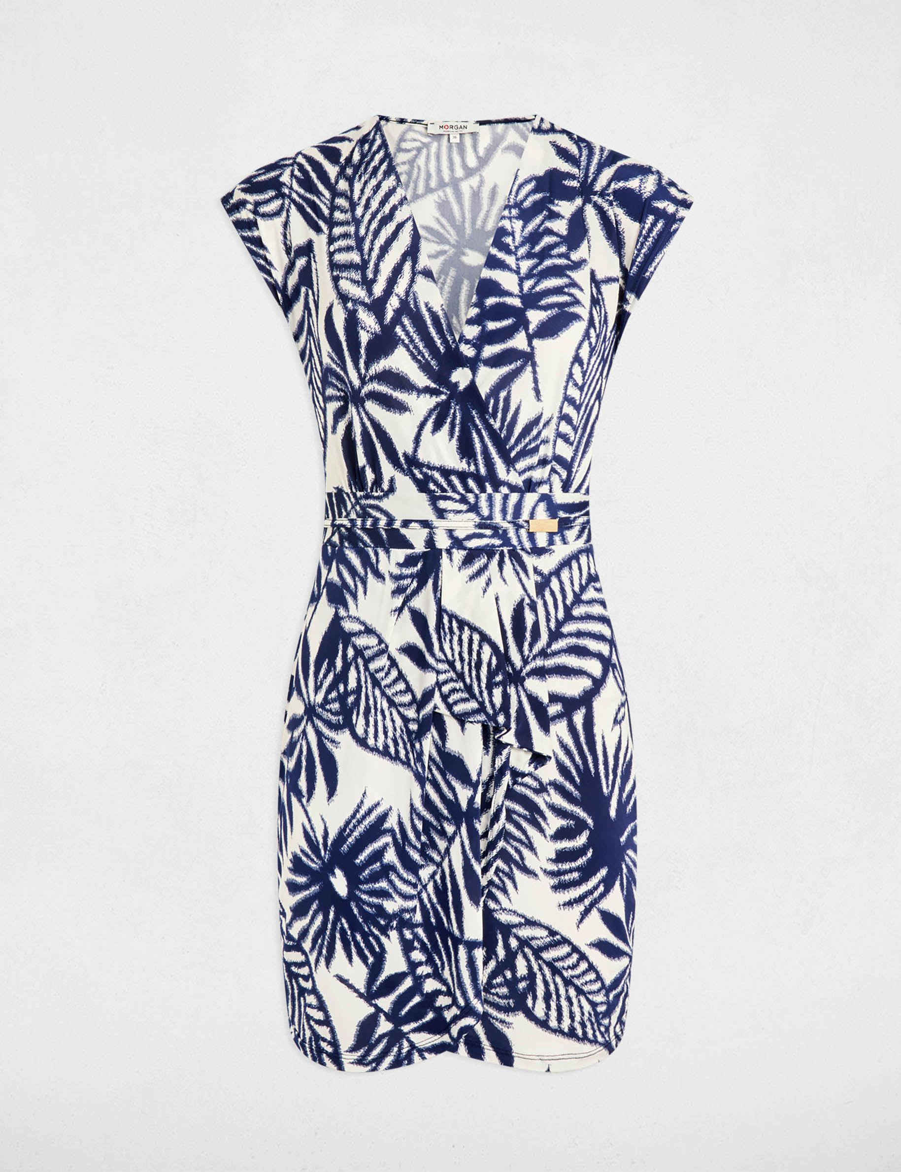 vestido corto estampado multicolor mujer Vestido corto estampado multicolor mujer