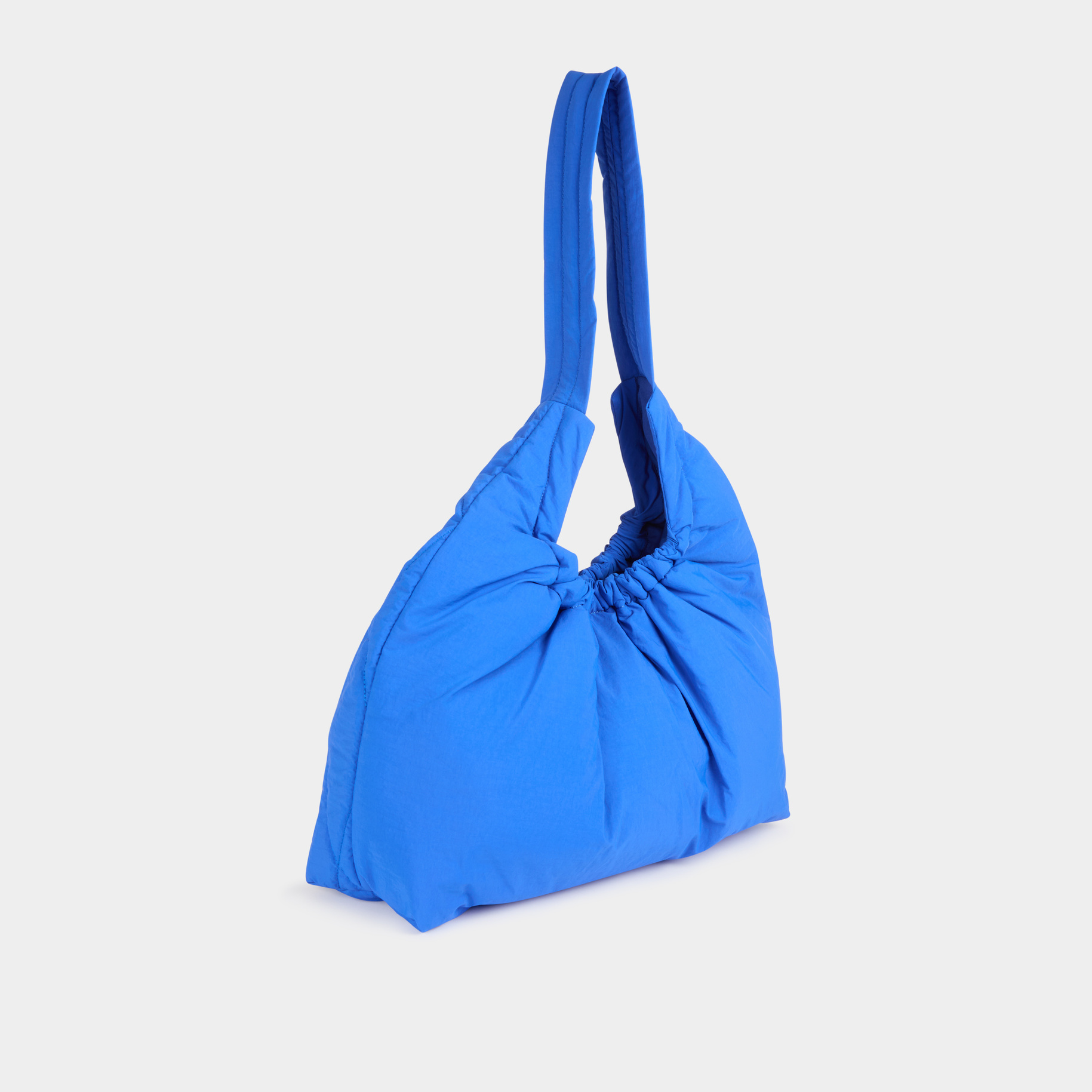 bolso de hombro acolchado azul mujer Bolso de hombro acolchado azul mujer