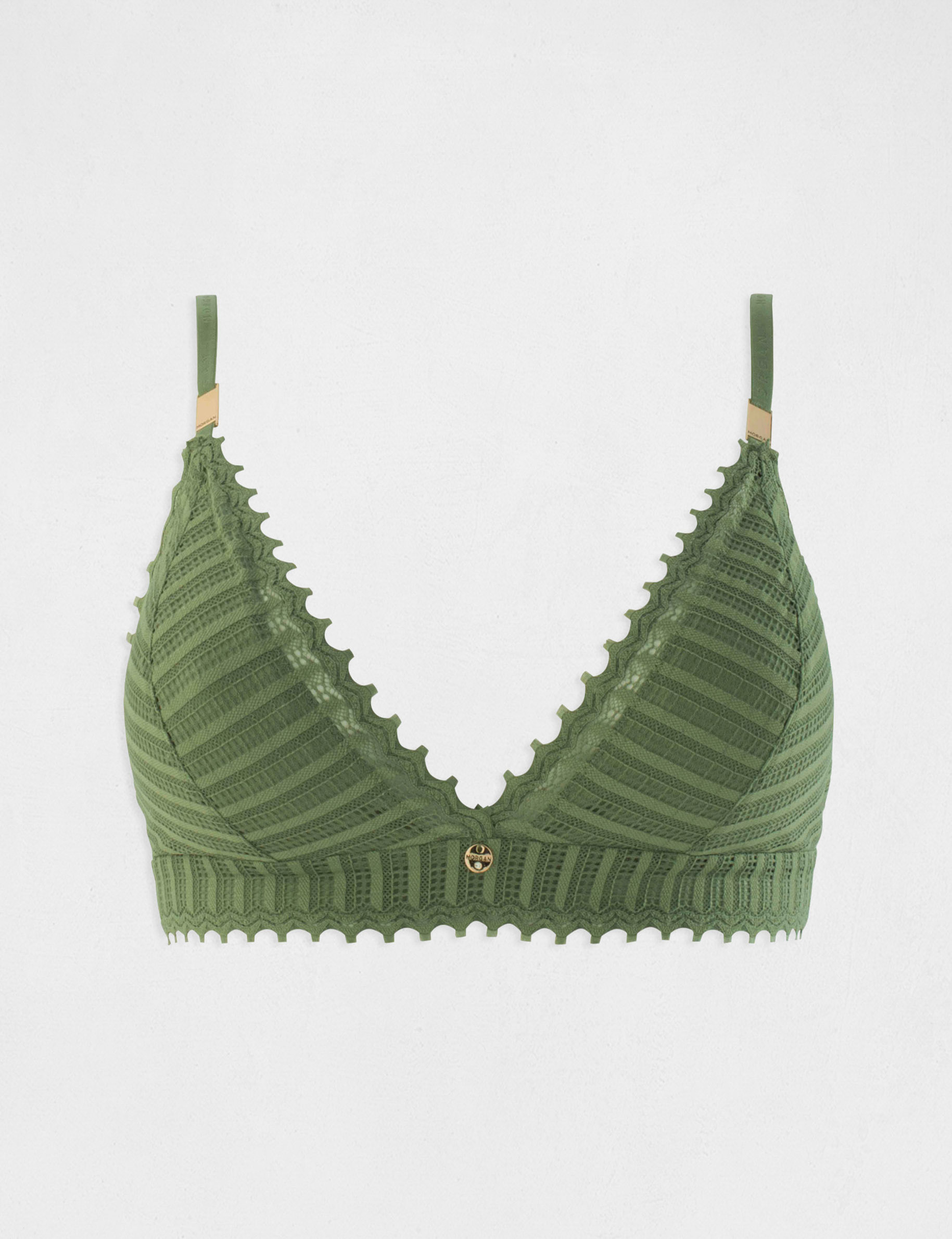 sujetador suave verde caqui mujer Sujetador suave verde caqui mujer
