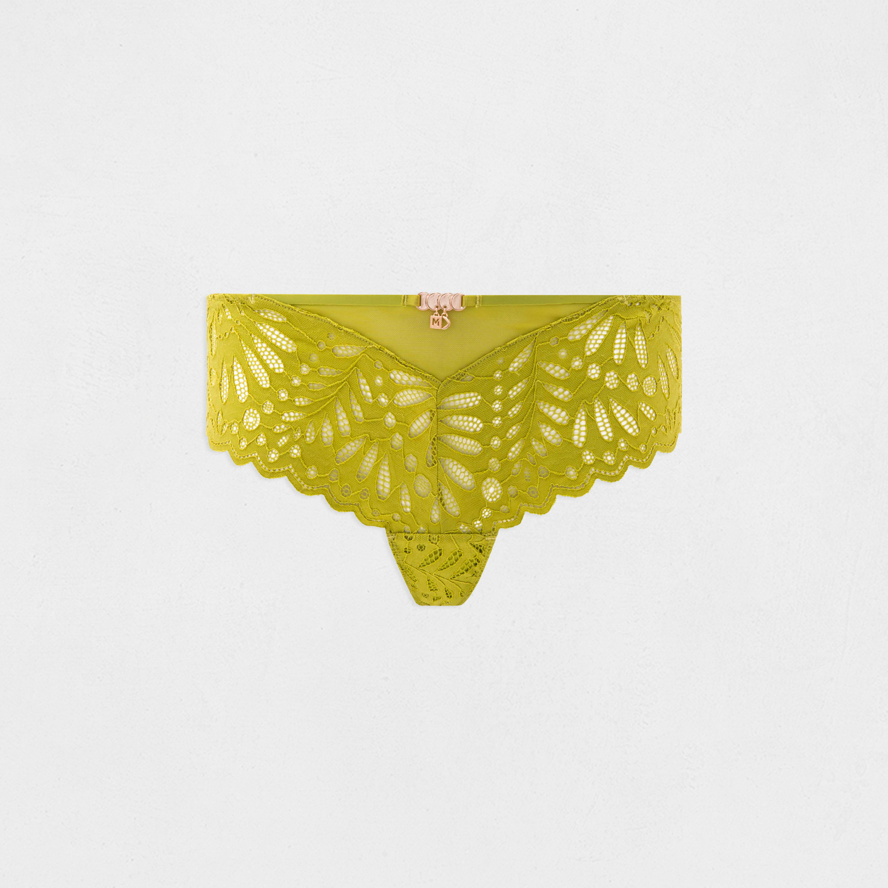 shorty de encaje verde mujer Shorty de encaje verde mujer