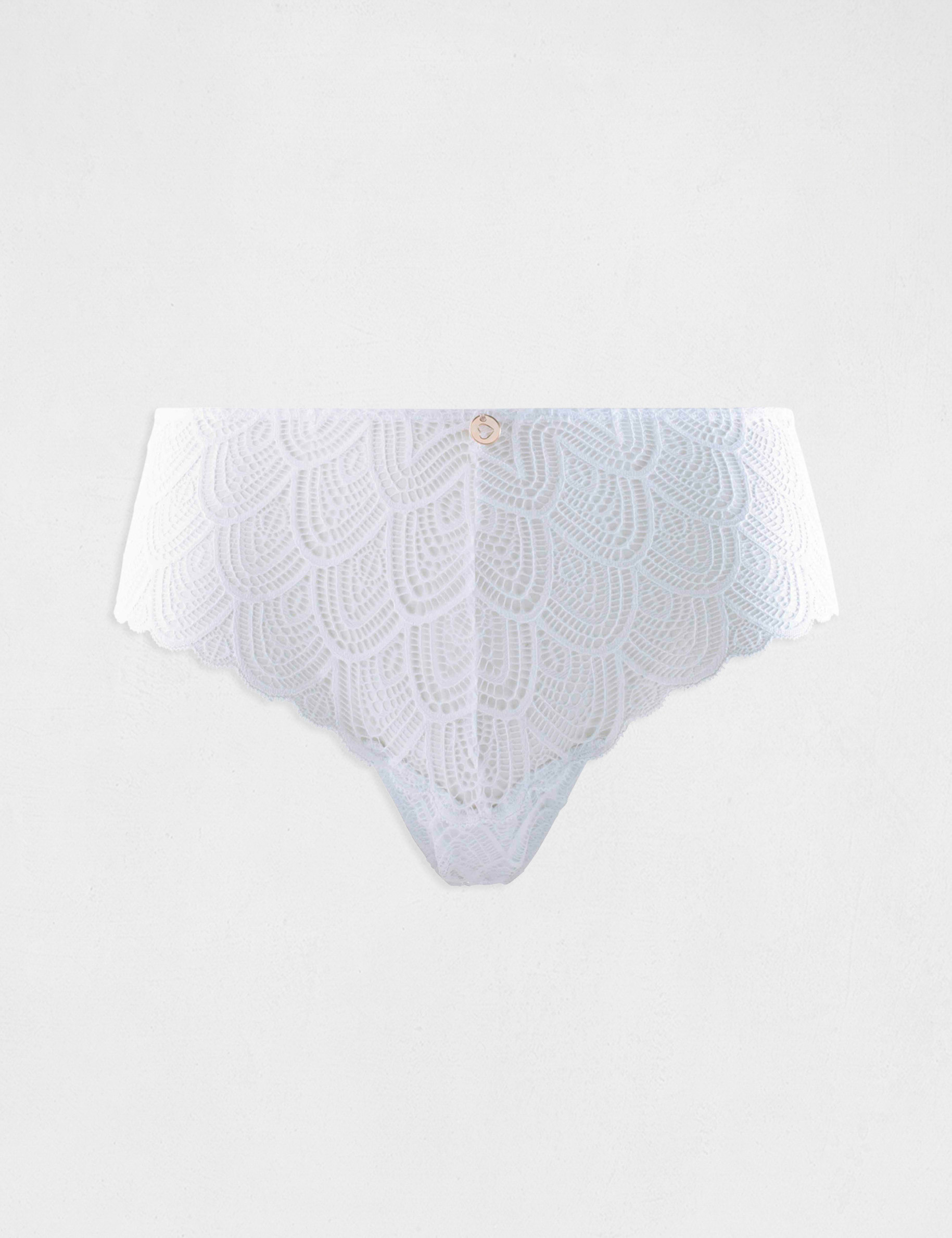 shorty de encaje blanco mujer Shorty de encaje blanco mujer