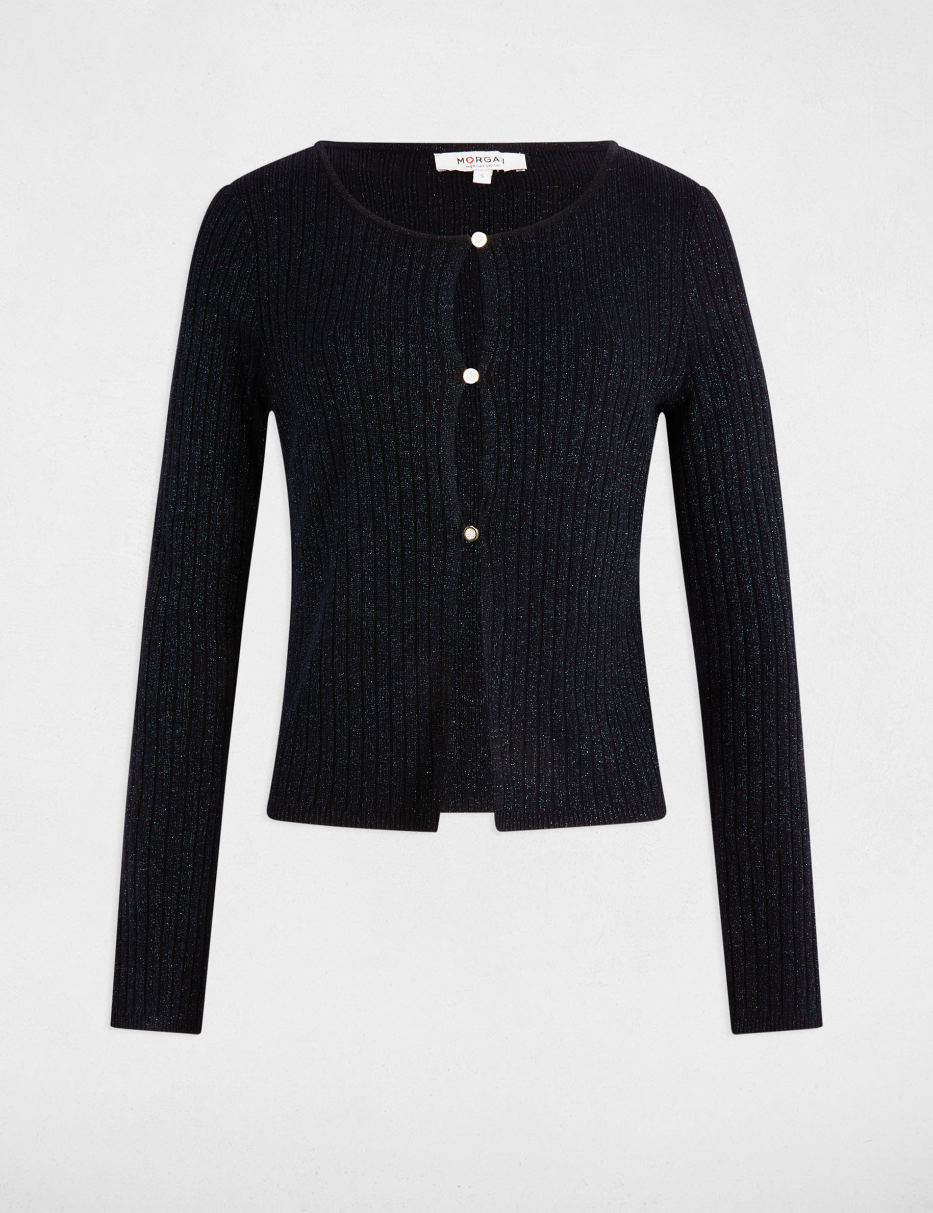 cardigan manga larga azul marino mujer Cárdigan manga larga azul marino mujer